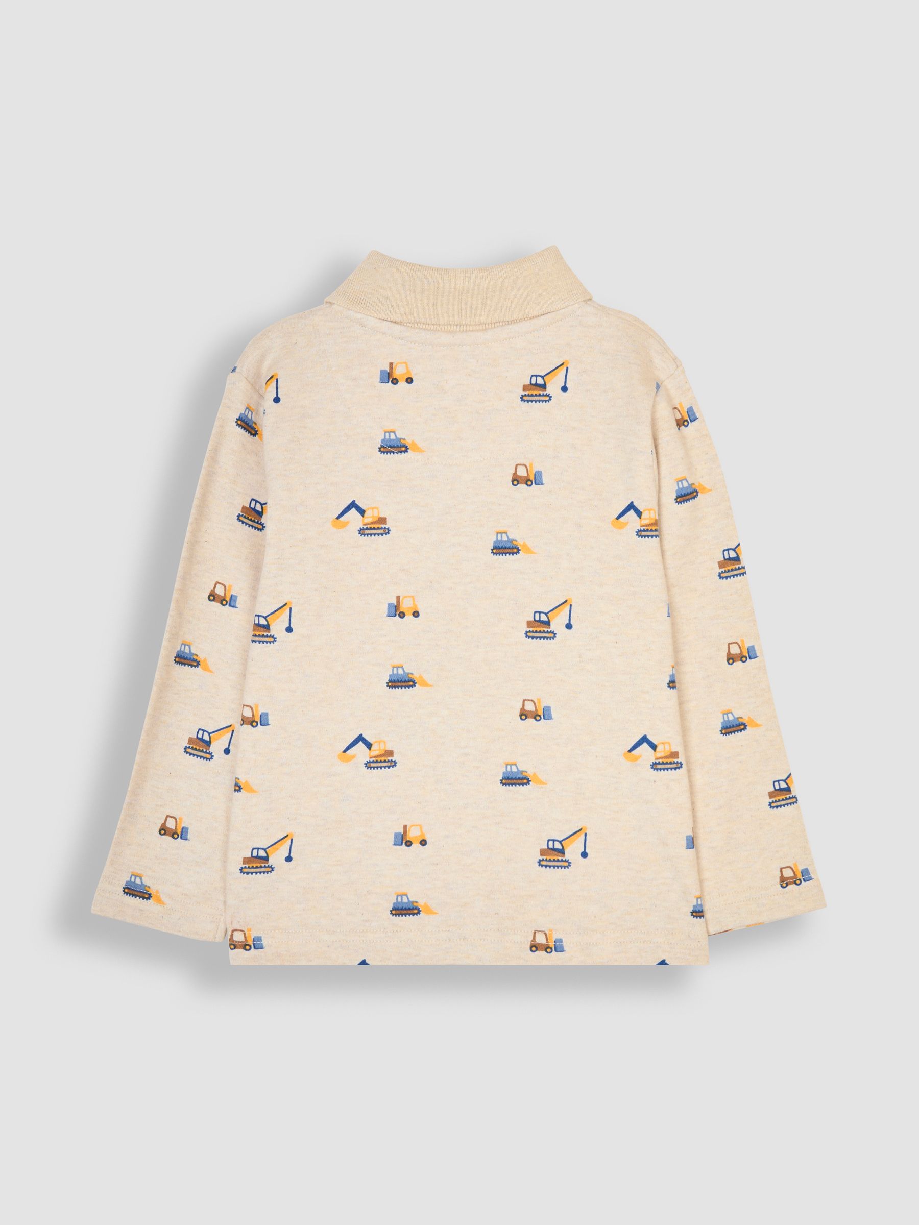 Natural Construction Long Sleeve Print Polo Shirt - Image 2 of 3