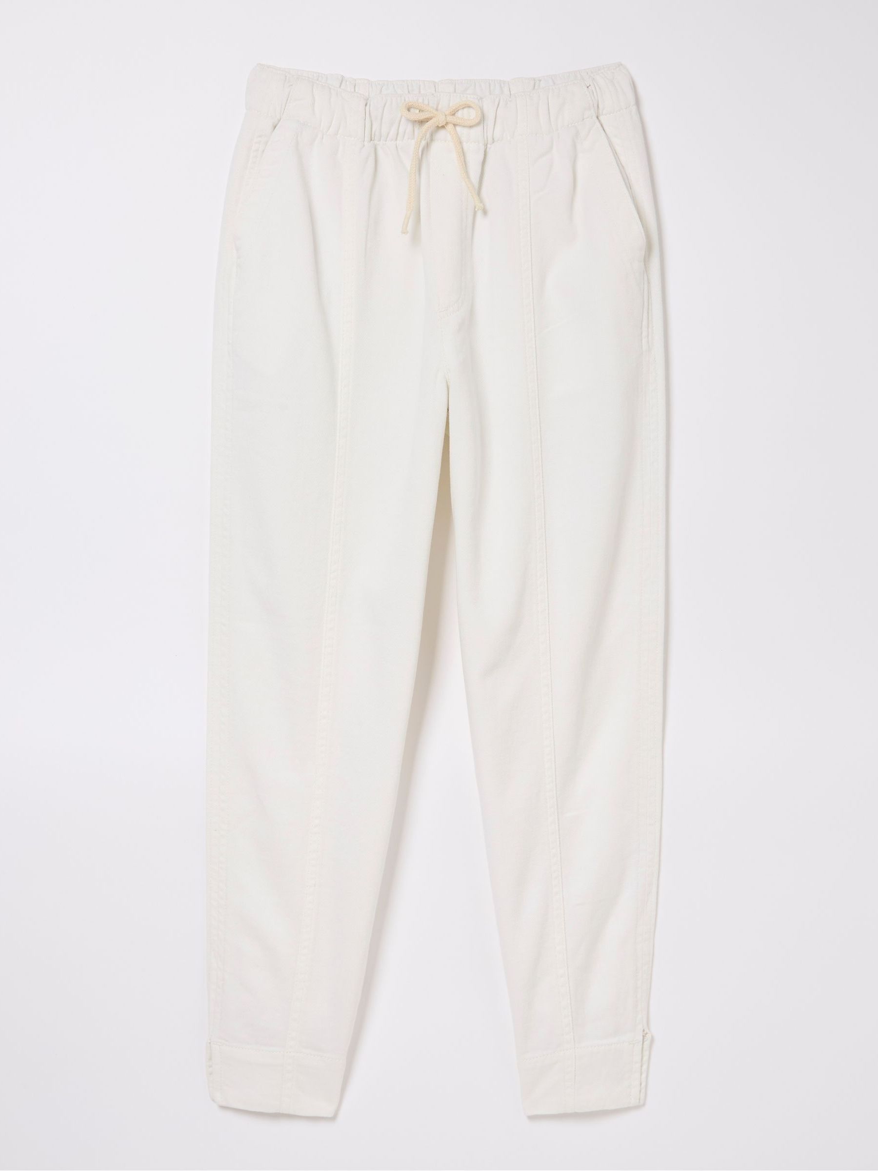 Ashli White Tapered Cargo Trousers - Image 5 of 5