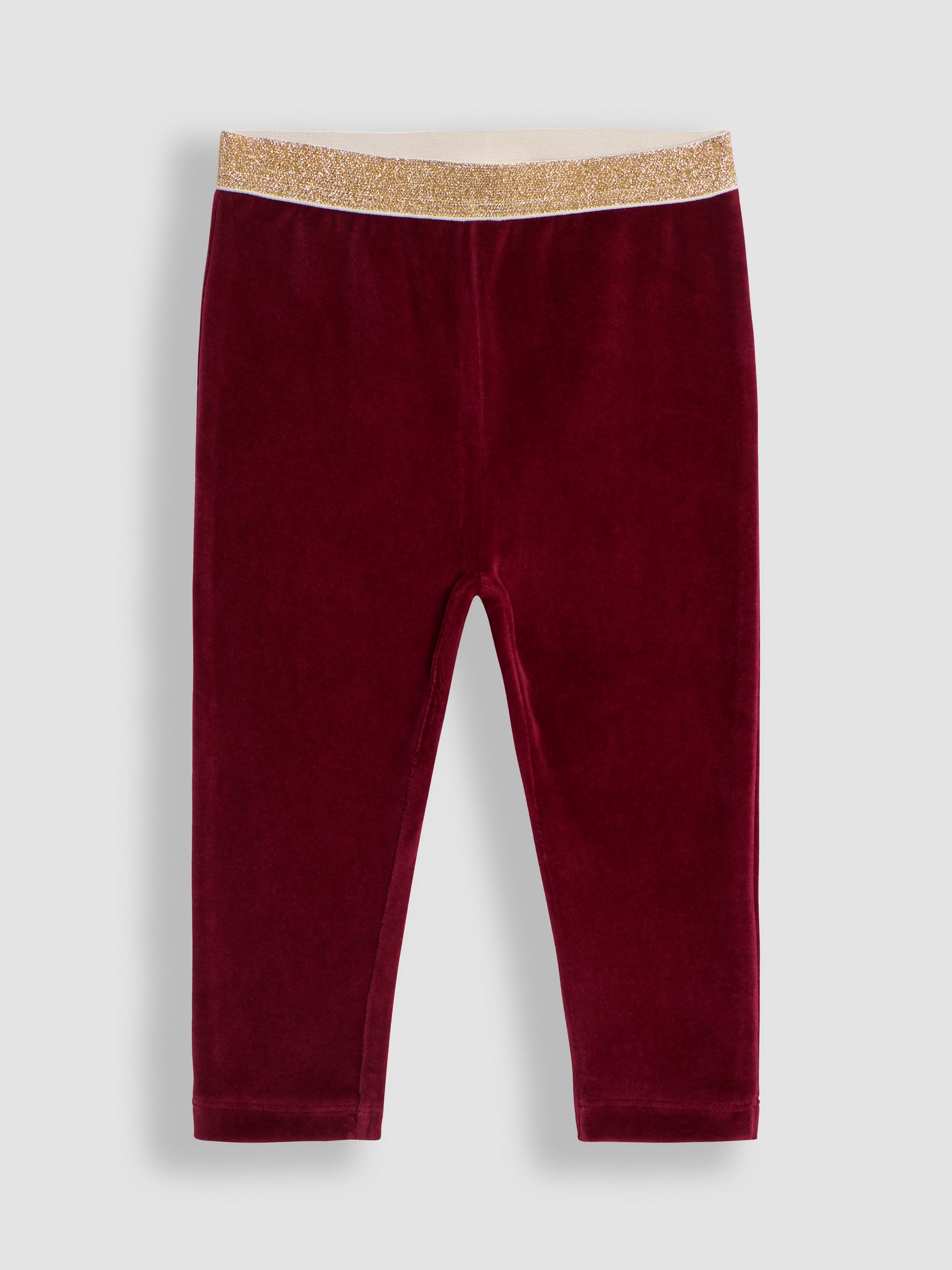 Berry Purple Velour Leggings - Image 1 of 3