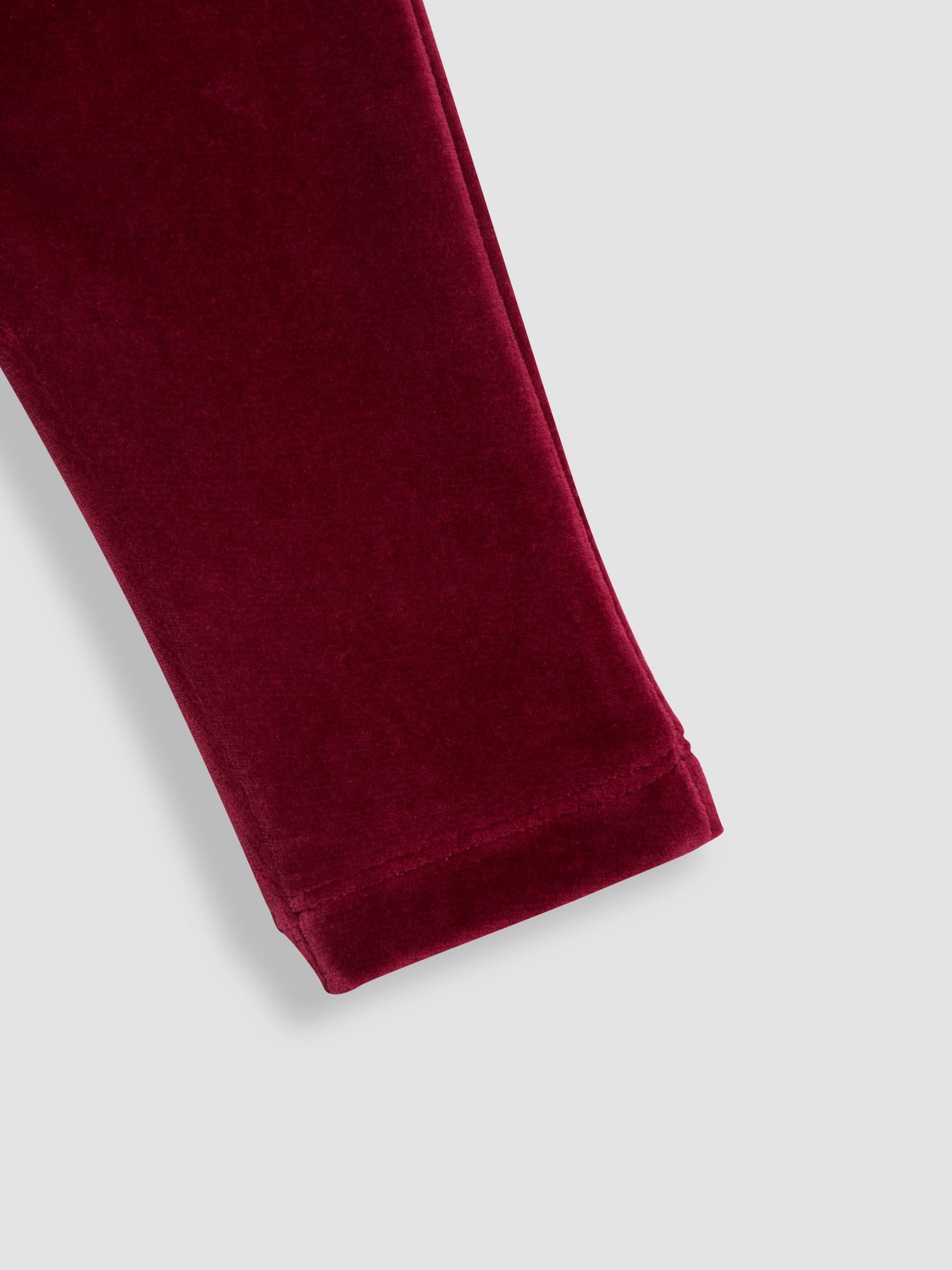 Berry Purple Velour Leggings - Image 3 of 3