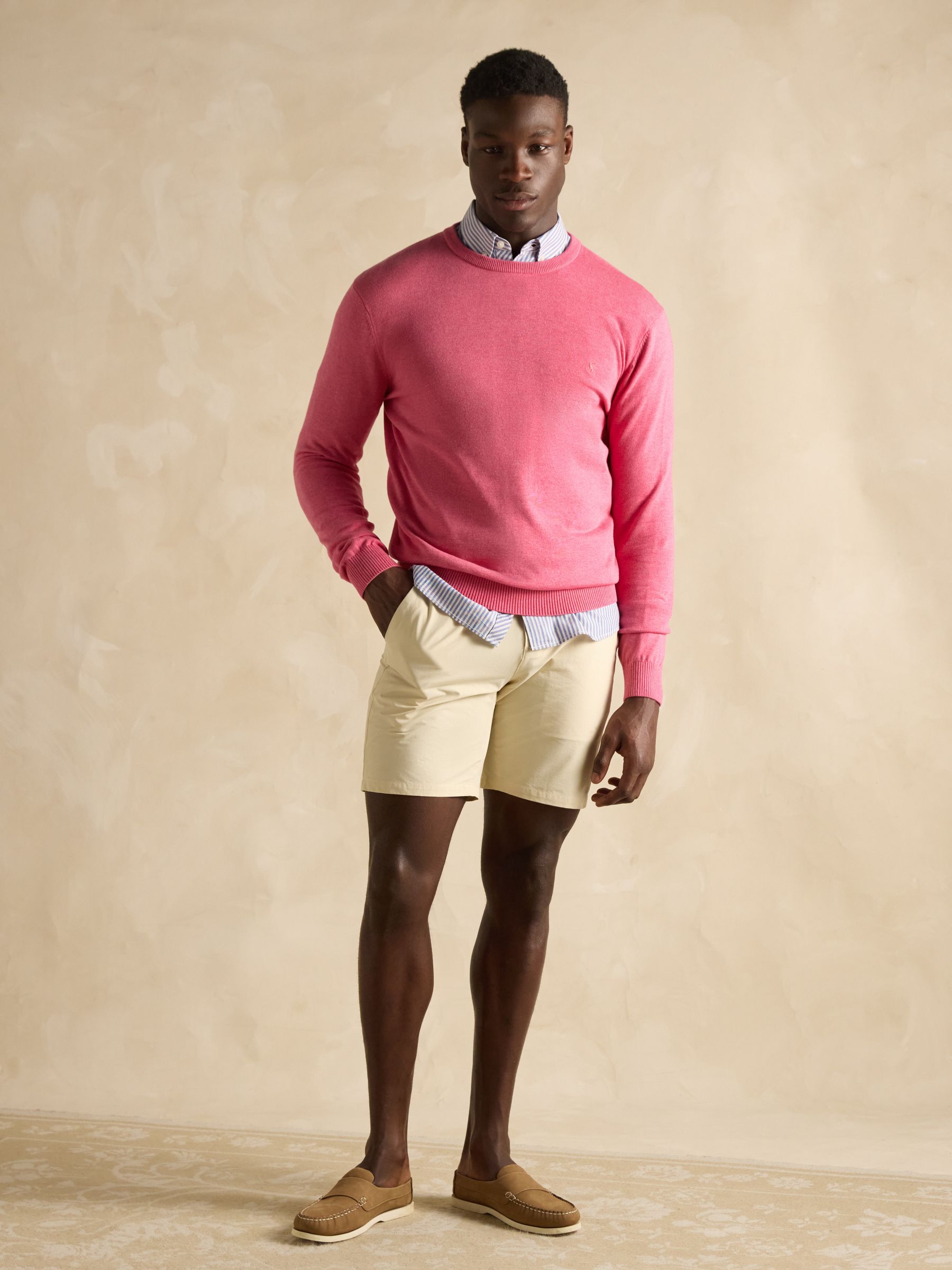 Hillside Rose Pink Crew Neck Knitted Jumper - Image 3 of 7