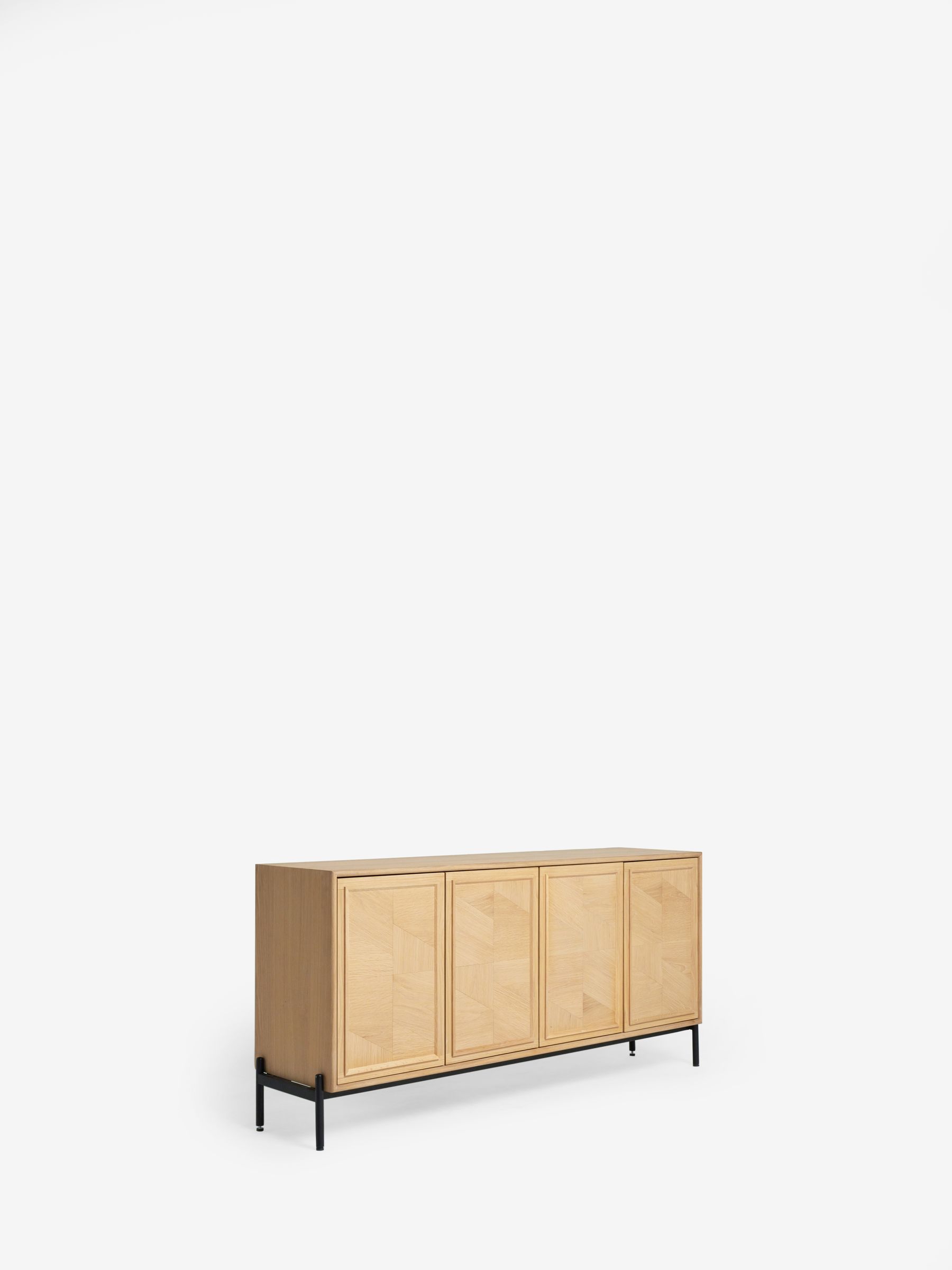 Jasper Conran London White Washed Oak Aden Large Sideboard - Image 3 of 6