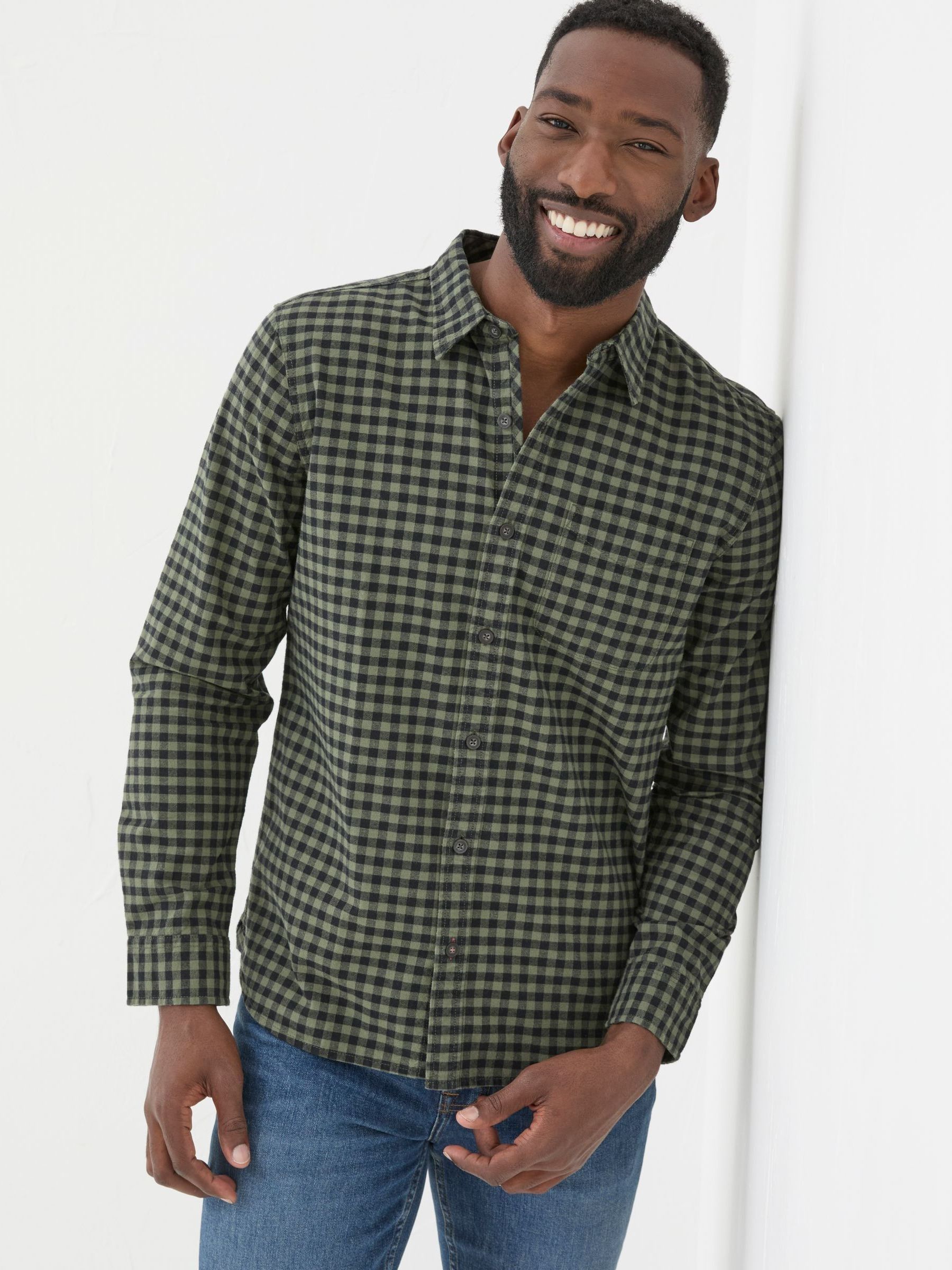 Green Everly Gingham Shirt - Image 1 of 5
