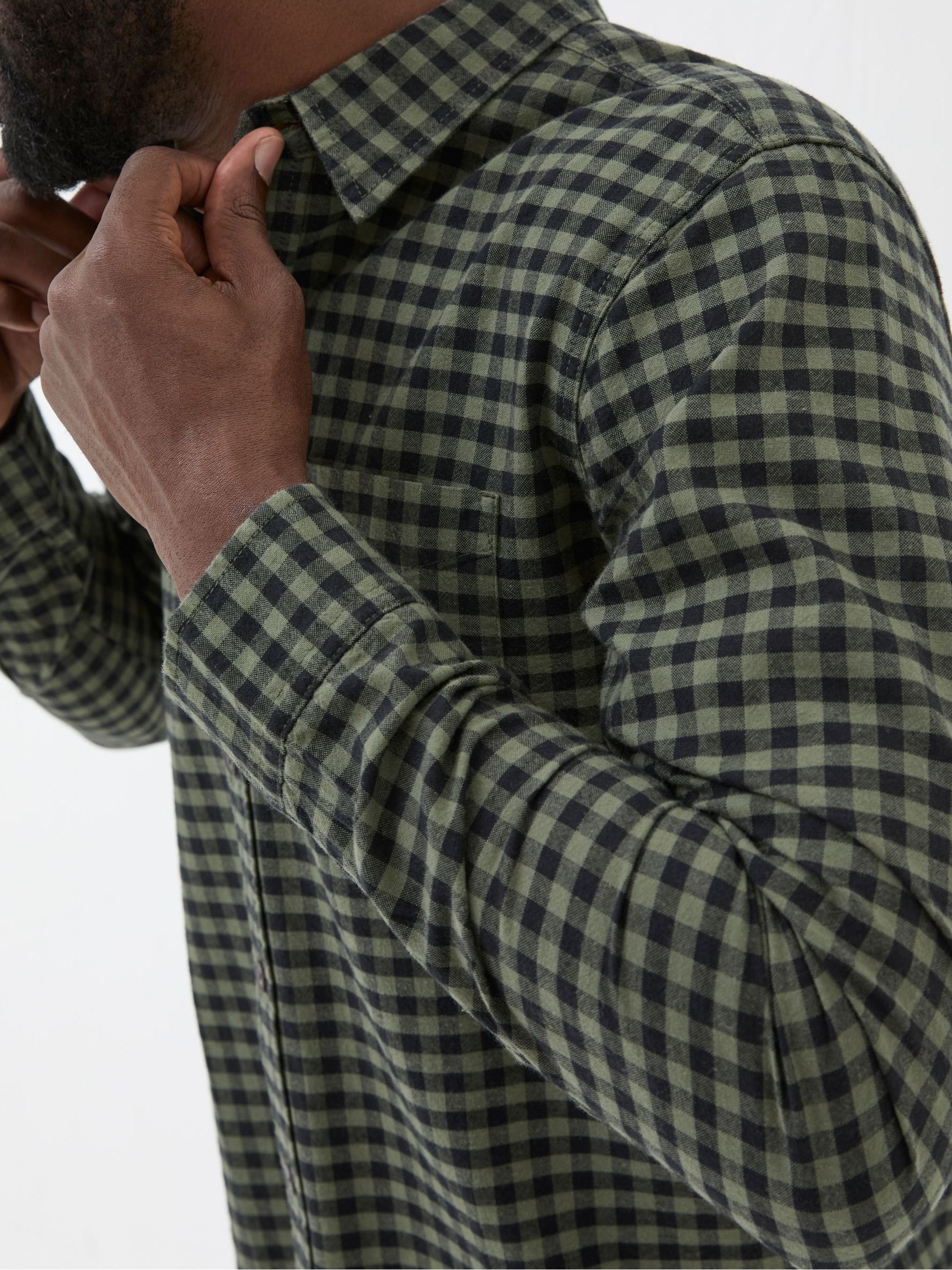 Green Everly Gingham Shirt - Image 3 of 5