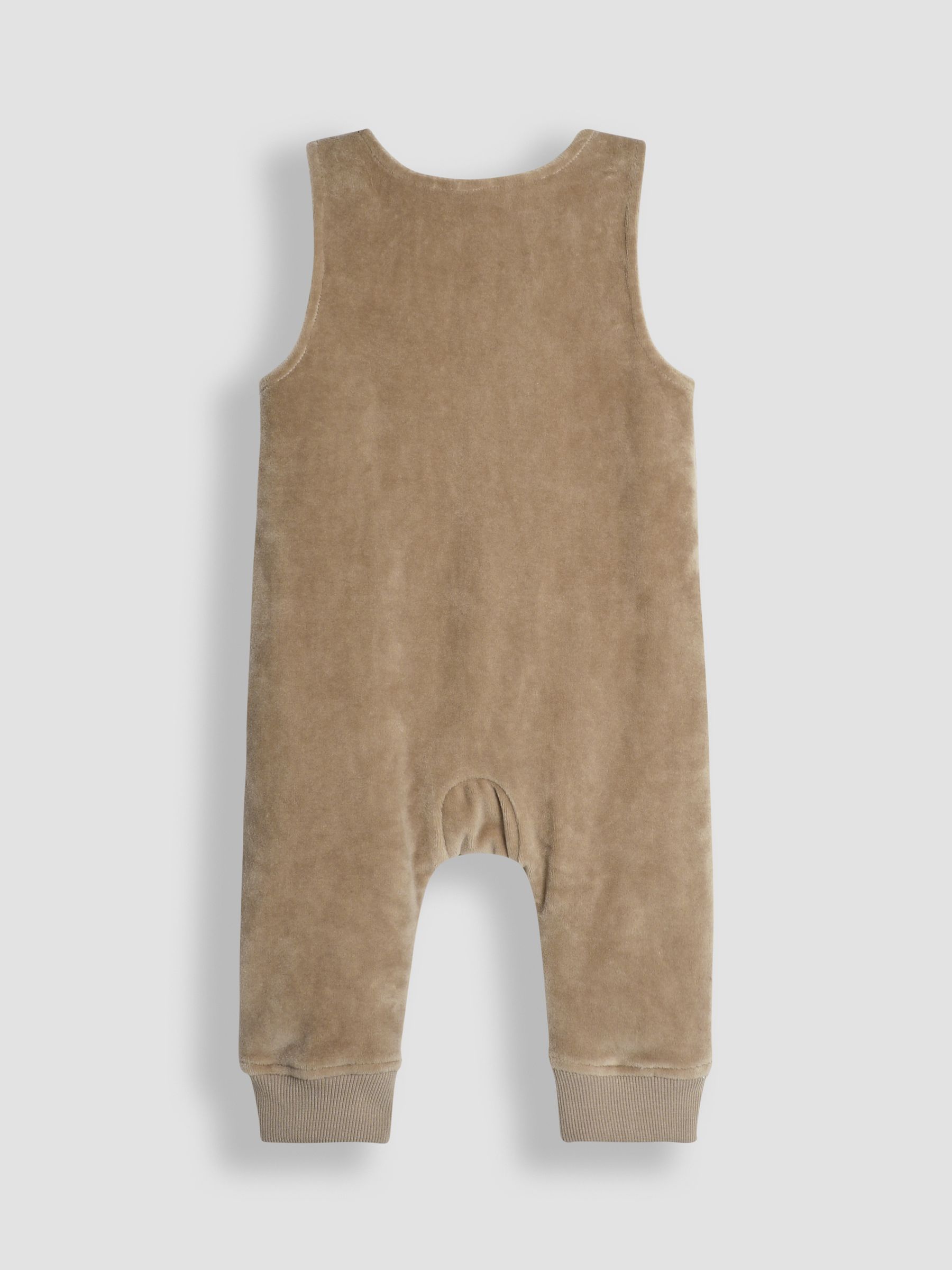 Natural Panda Applique Pocket Dungarees And Top Set - Image 3 of 9