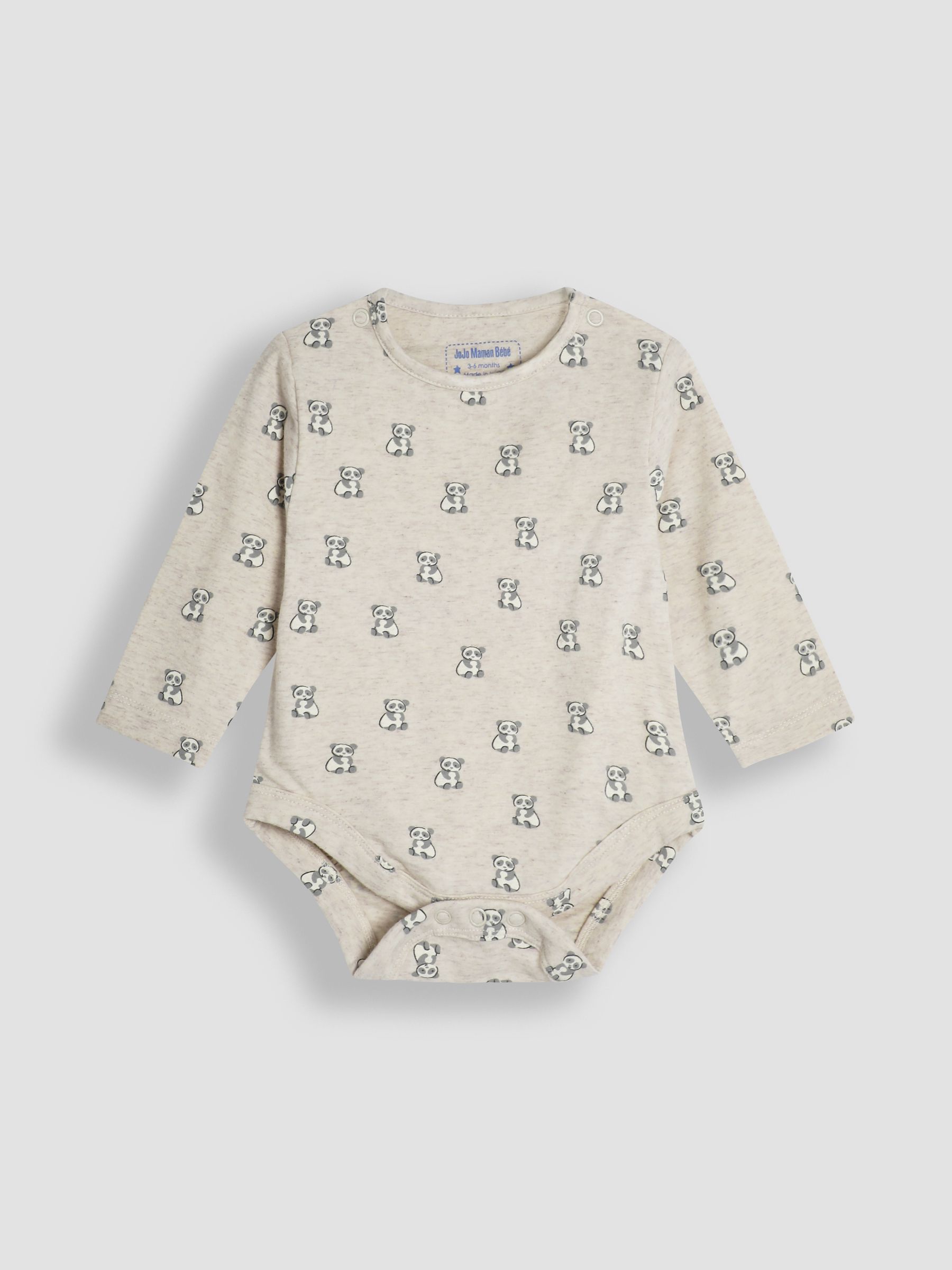 Natural Panda Applique Pocket Dungarees And Top Set - Image 4 of 9