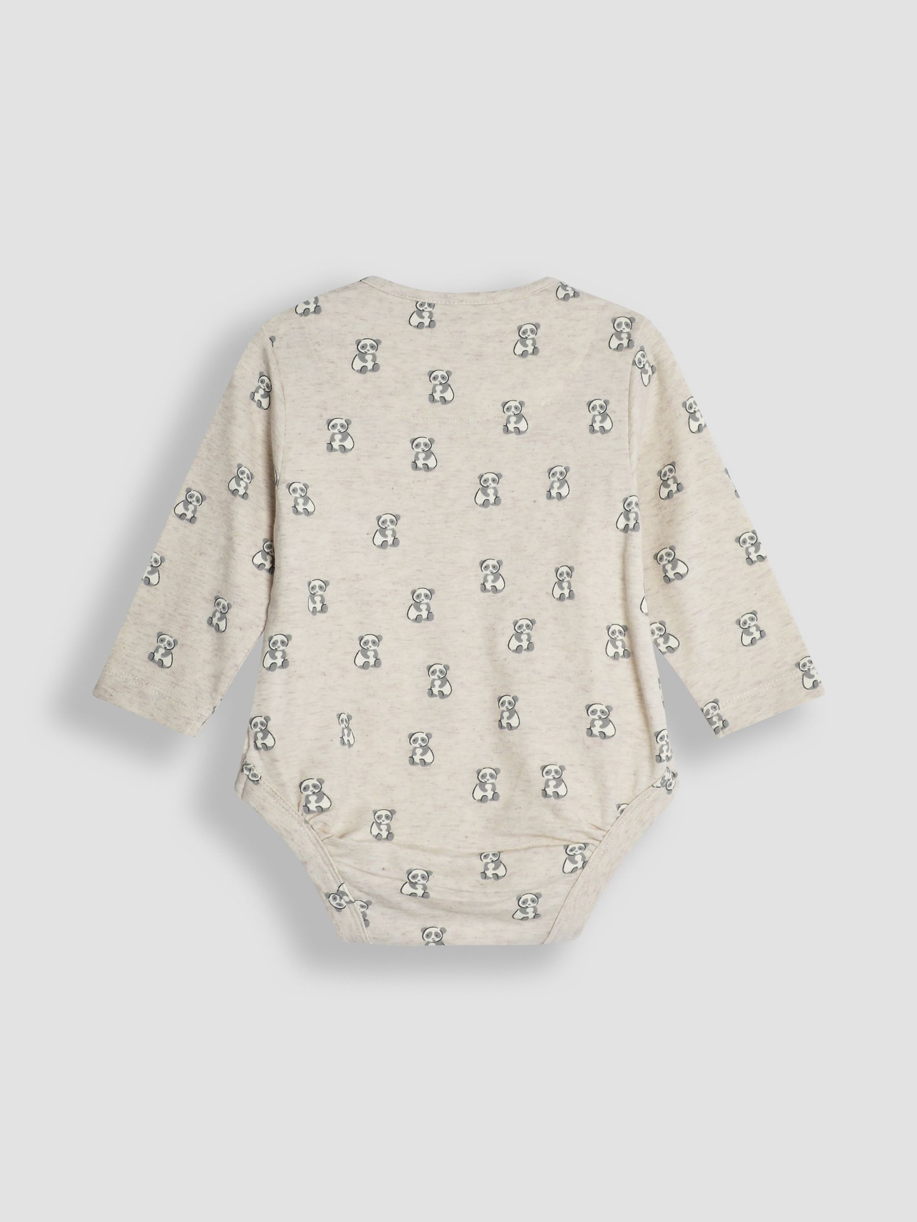 Natural Panda Applique Pocket Dungarees And Top Set - Image 5 of 9