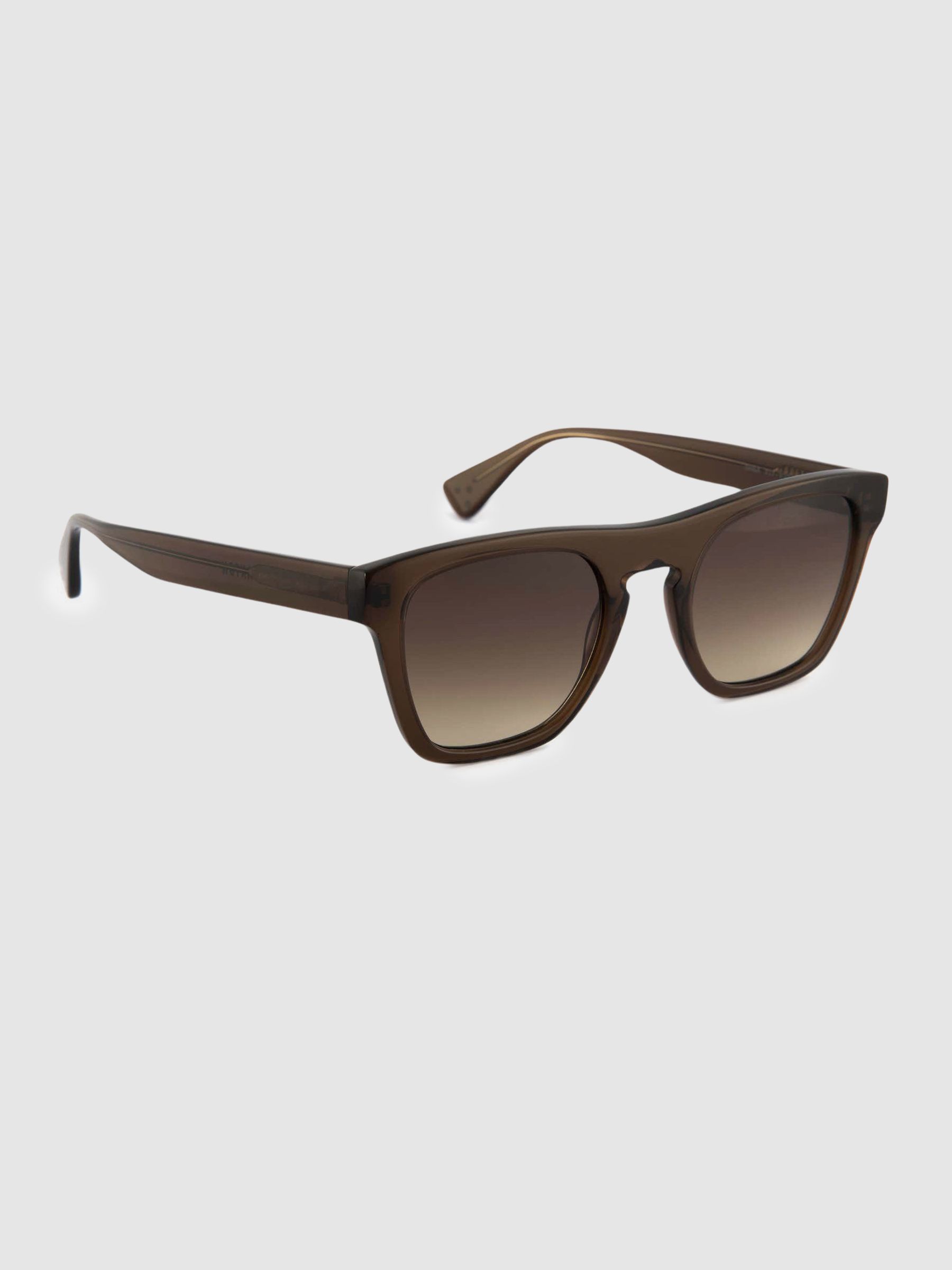 Curry and Paxton Square Sunglasses in Coffee - Image 3 of 4