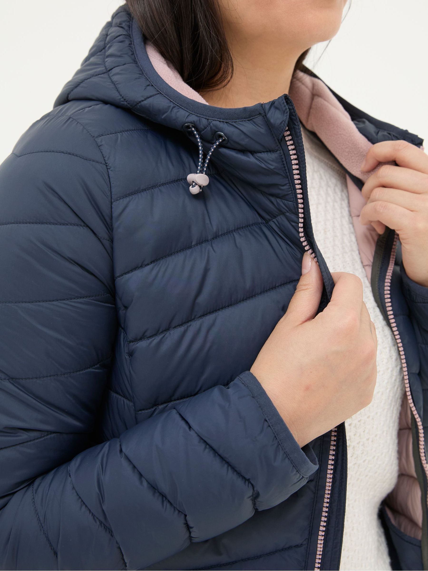 Ruby Navy Lightweight Puffer Jacket - Image 4 of 5