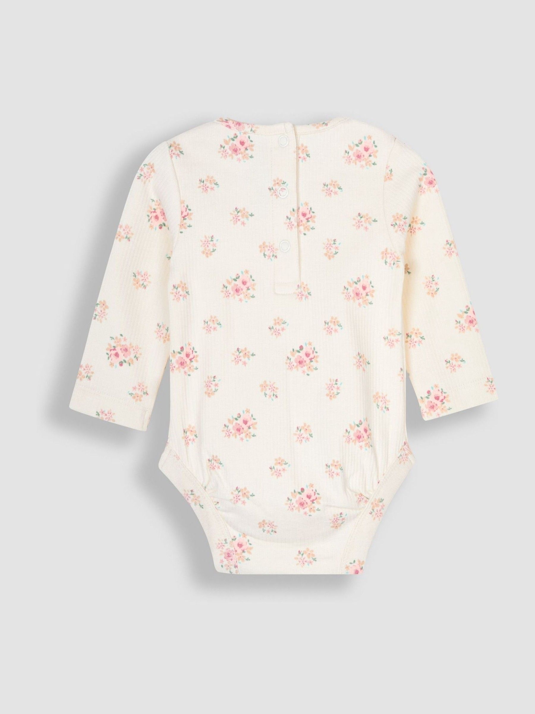 Cream 3-Piece Floral Body, Trousers & Hat Set - Image 7 of 10