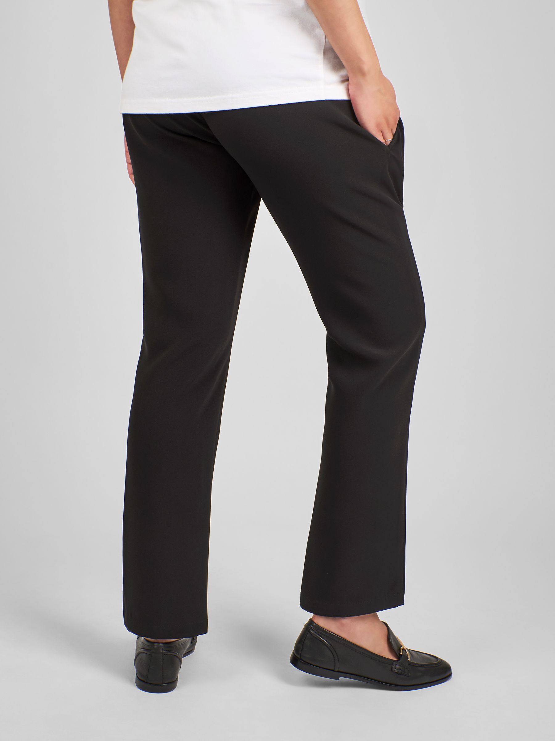 Black Maternity Straight Leg Trousers - Image 2 of 4