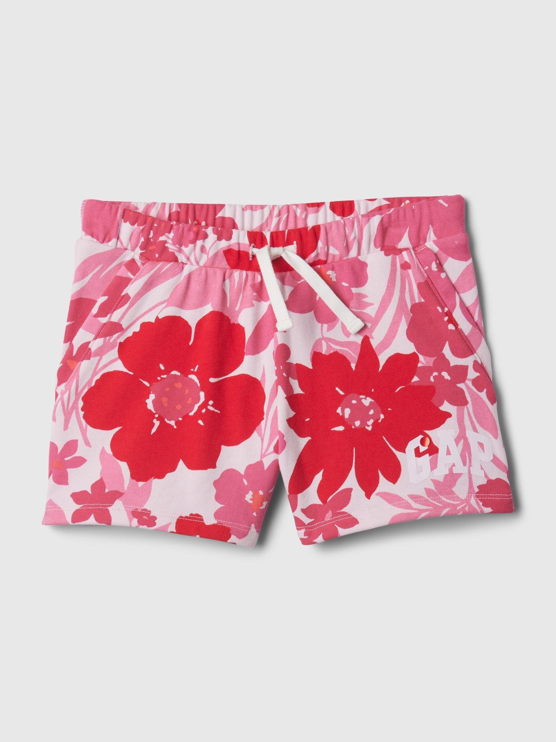 Pink Logo Pull On Shorts - Image 3 of 3