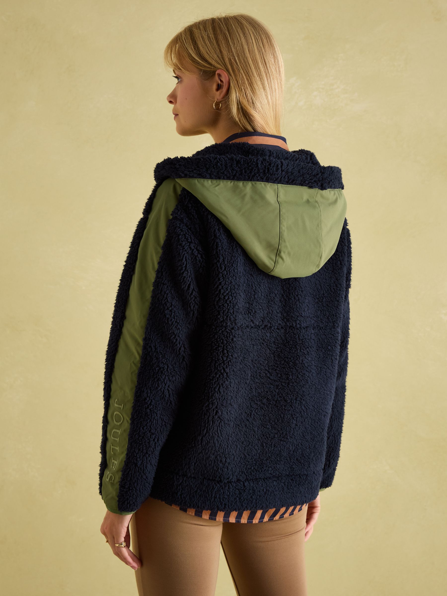 Tilly Navy Hooded Fleece - Image 2 of 7