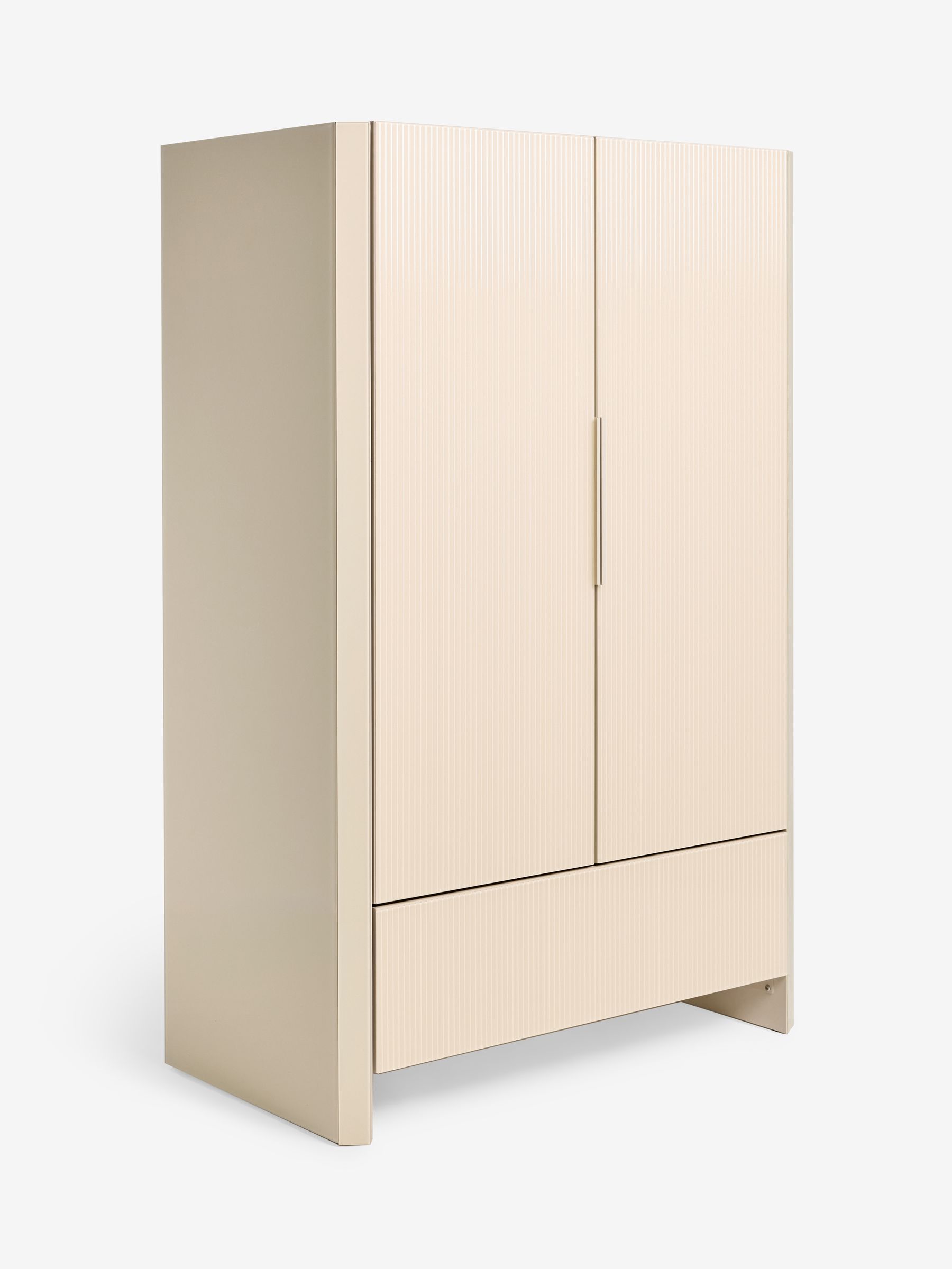 Eleni Double Wardrobe in Ecru White - Image 4 of 6