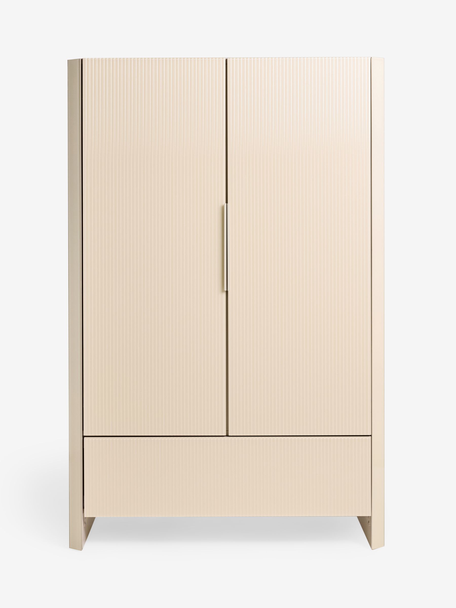 Eleni Double Wardrobe in Ecru White - Image 5 of 6