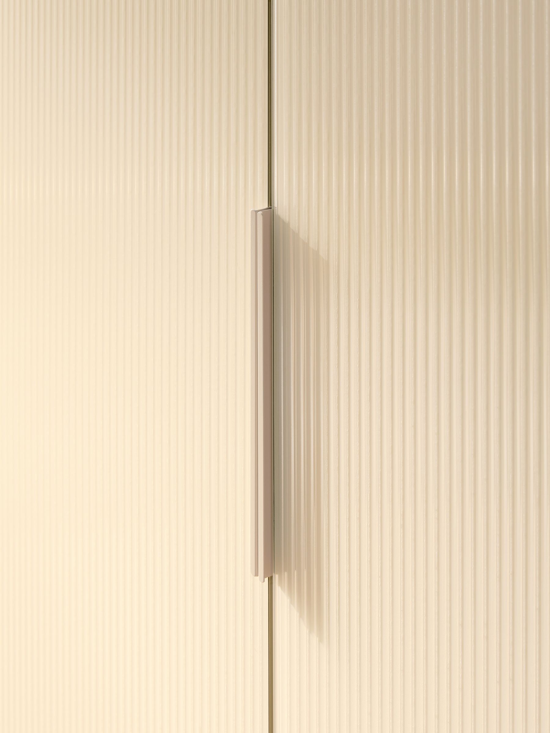 Eleni Double Wardrobe in Ecru White - Image 6 of 6