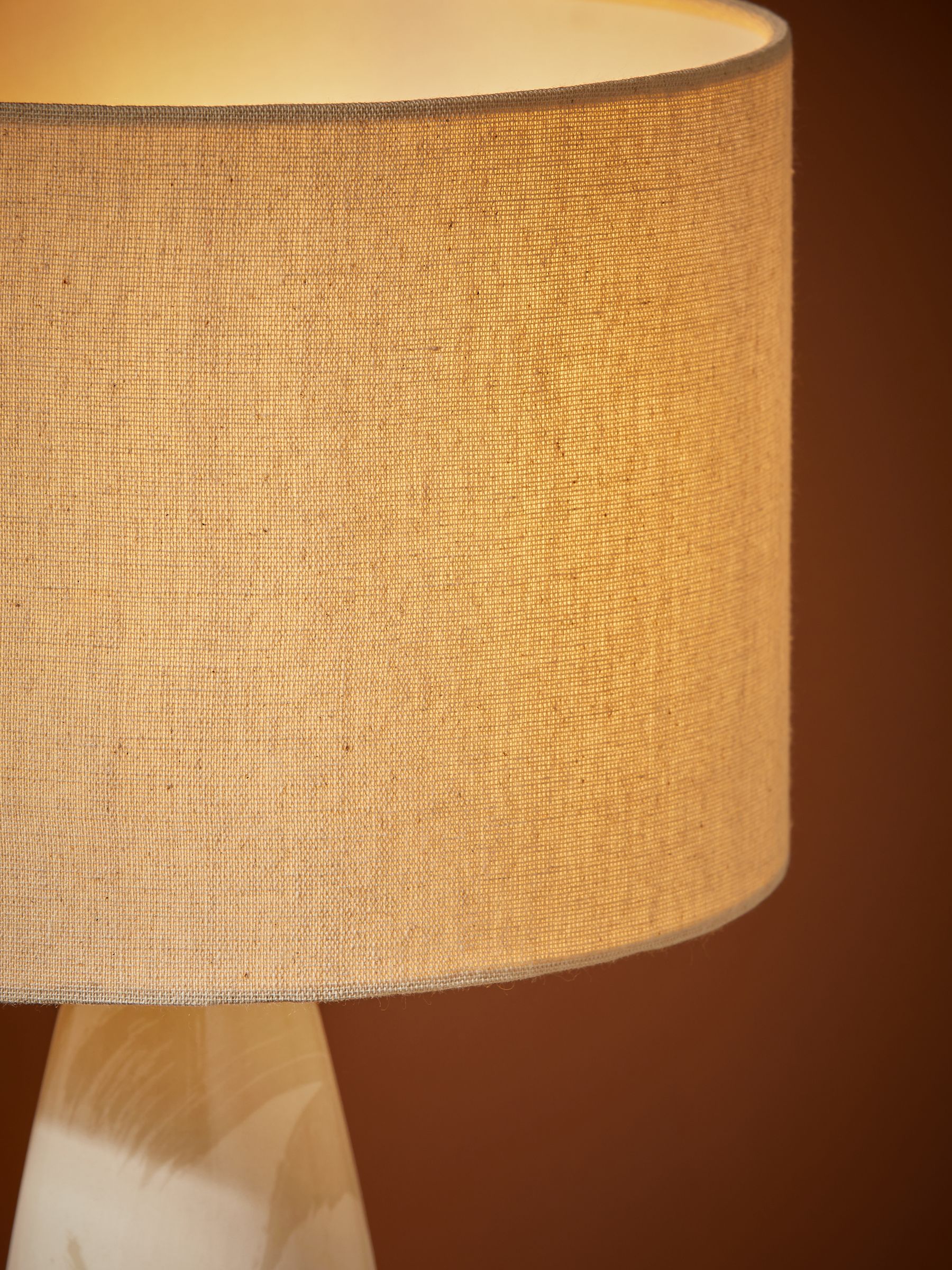 Vince Ceramic Table Lamp in Cream - Image 4 of 6
