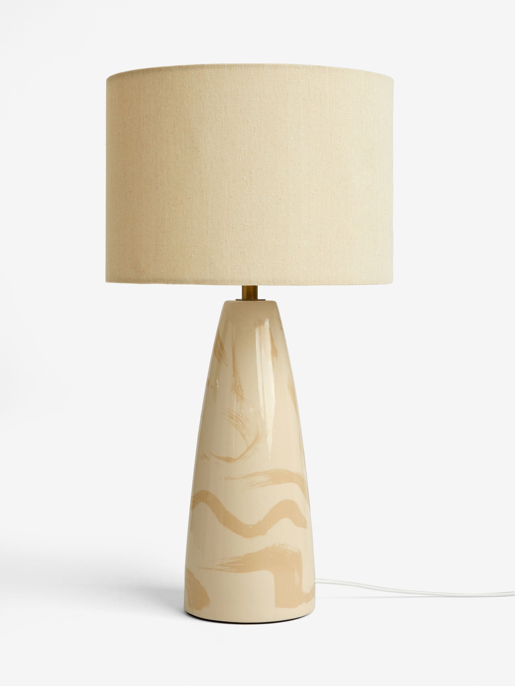 Vince Ceramic Table Lamp in Cream - Image 6 of 6