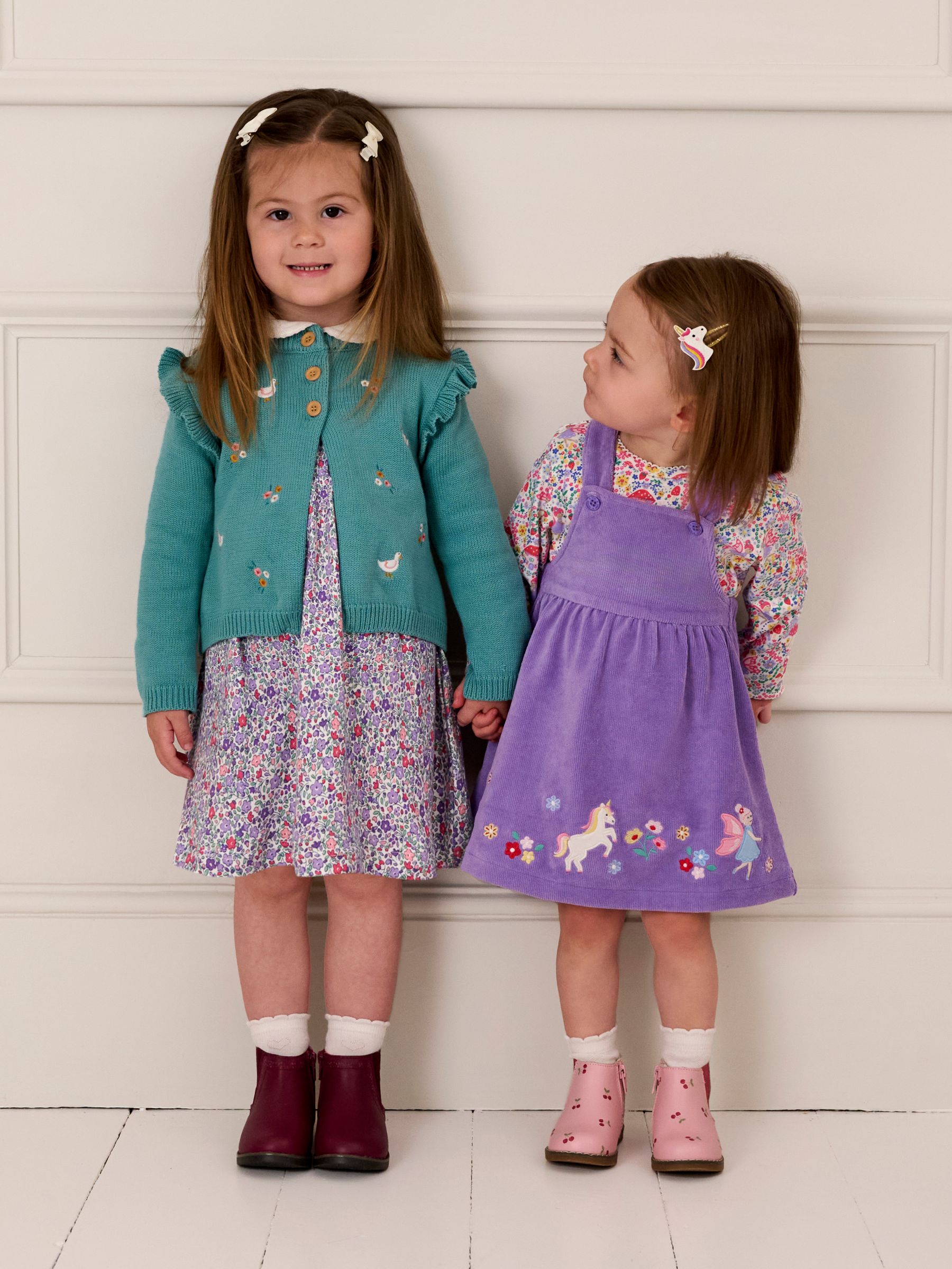 Lilac Purple Ditsy Floral Peter Pan Dress - Image 4 of 4