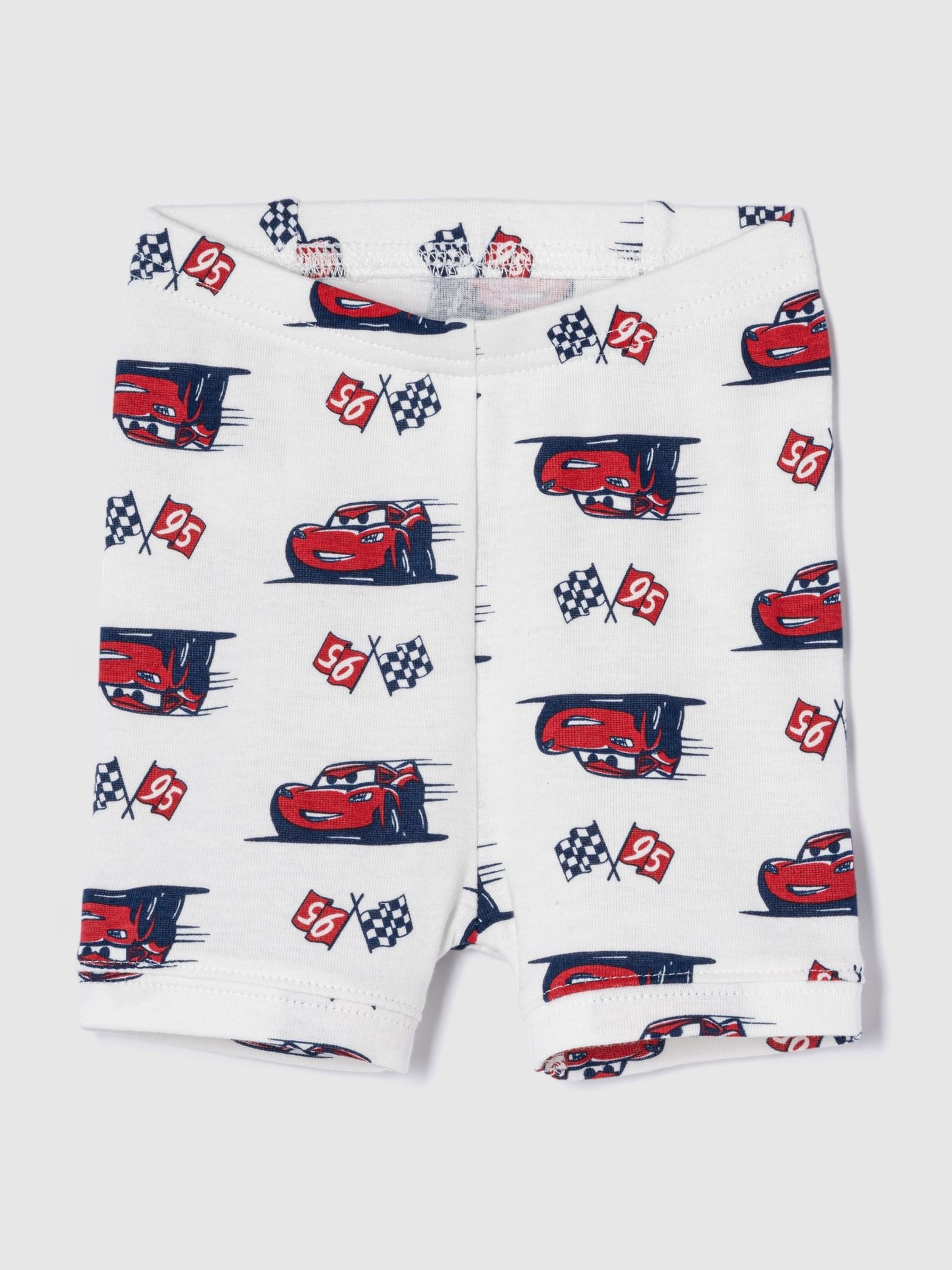Red Disney Cars Lightning McQueen Cotton Short Pyjama Set (6mths-5yrs) - Image 3 of 4