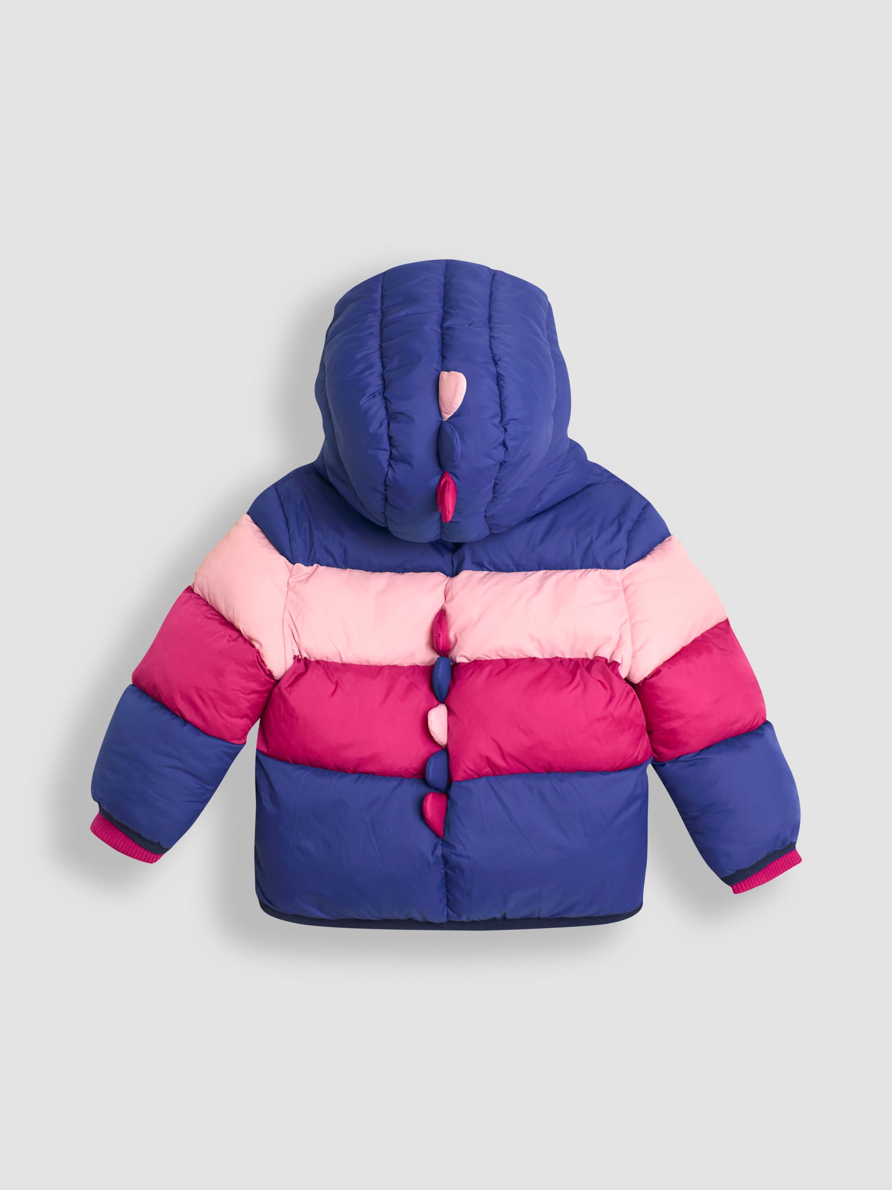 Cobalt Blue Dinosaur Puffer Jacket - Image 2 of 3