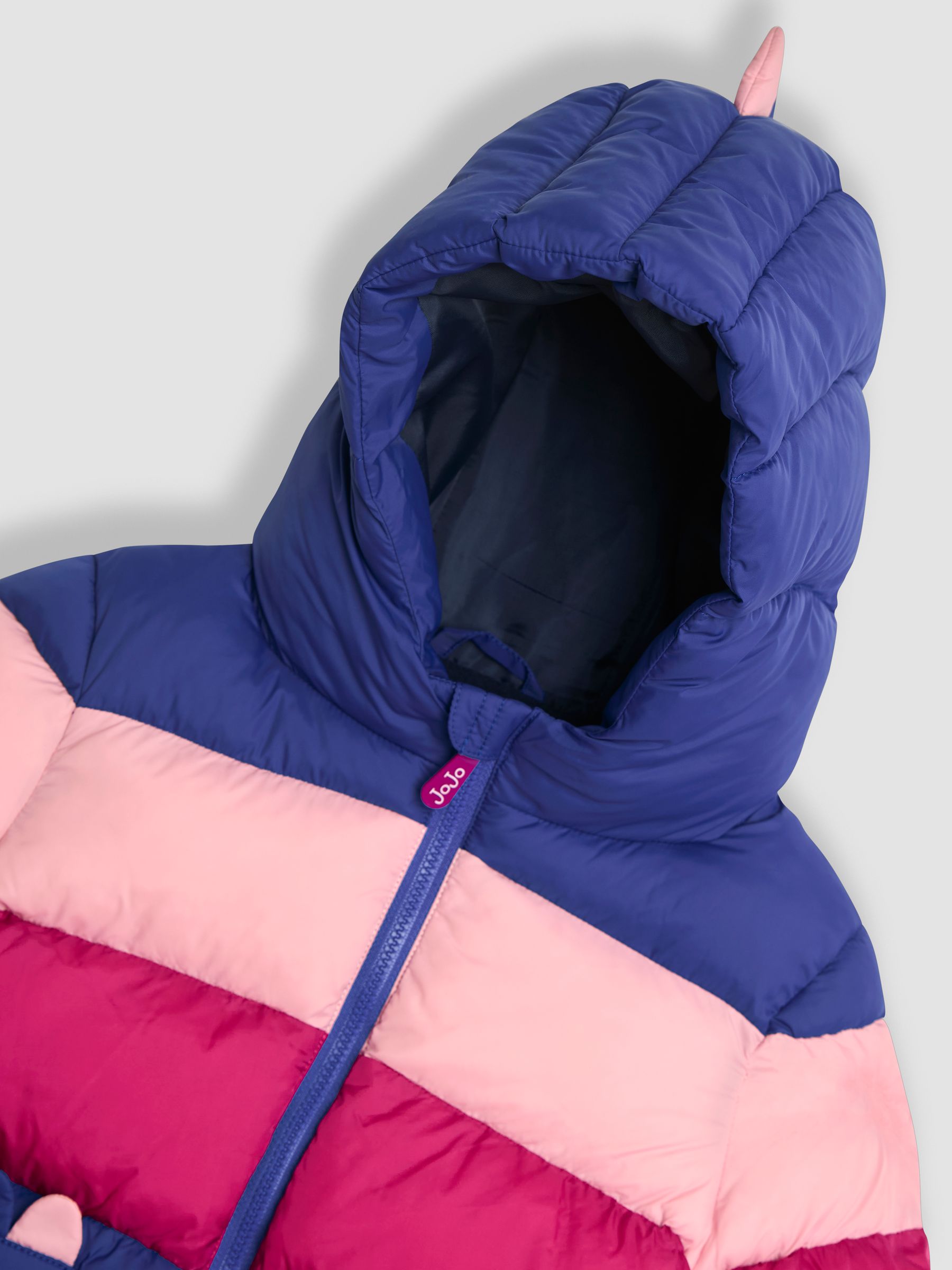 Cobalt Blue Dinosaur Puffer Jacket - Image 3 of 3