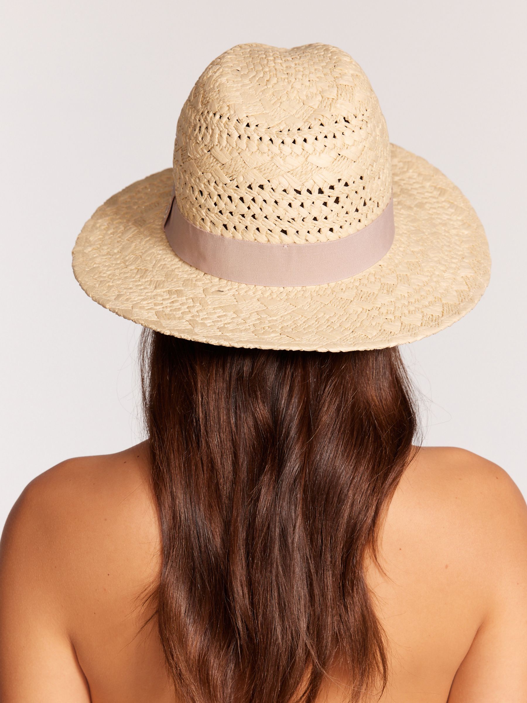 Natural Nude Logo Panama Hat - Image 2 of 5