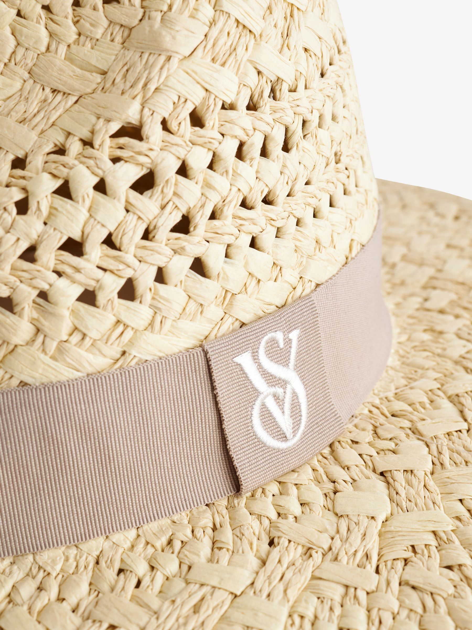 Natural Nude Logo Panama Hat - Image 5 of 5