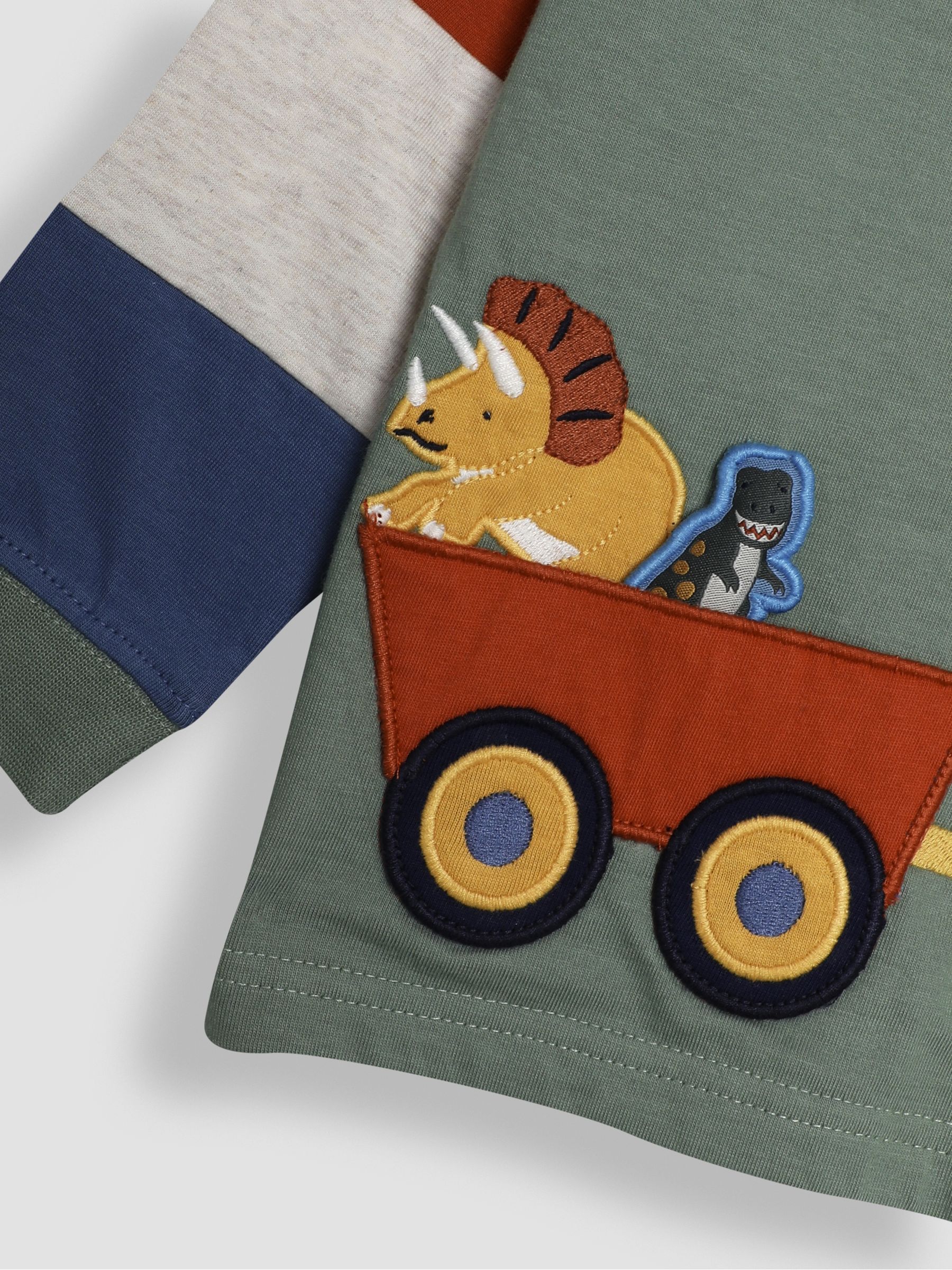 Khaki Tractor Applique Top - Image 3 of 3