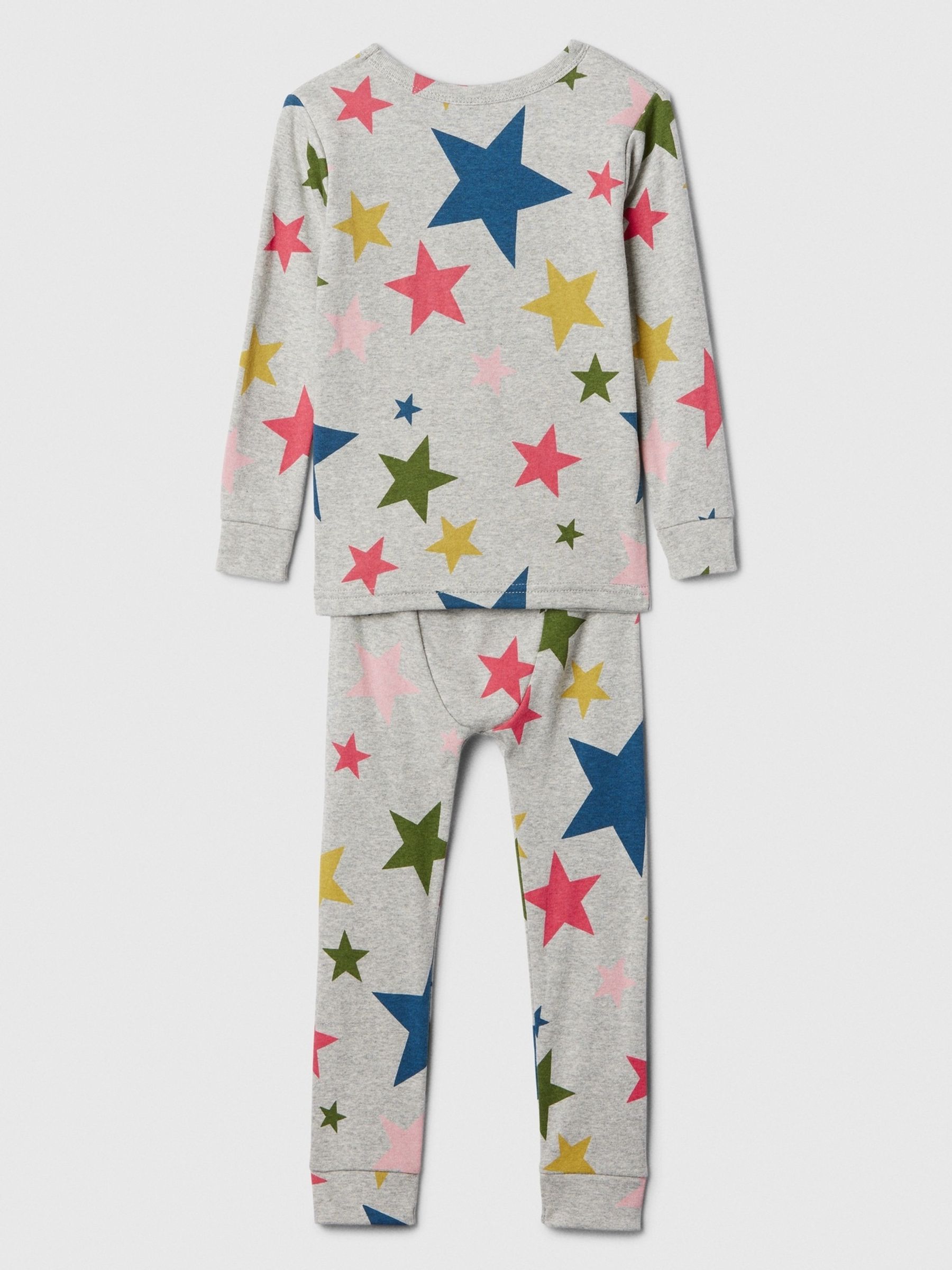 Grey Star Cotton Long Sleeve Pyjamas (12mths-5yrs) - Image 2 of 3