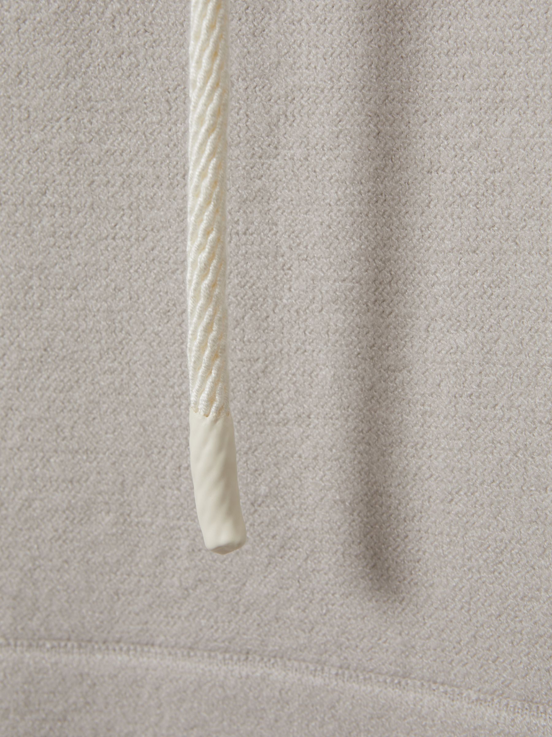 Paige Drawstring Hoodie in Light Grey - Image 6 of 6