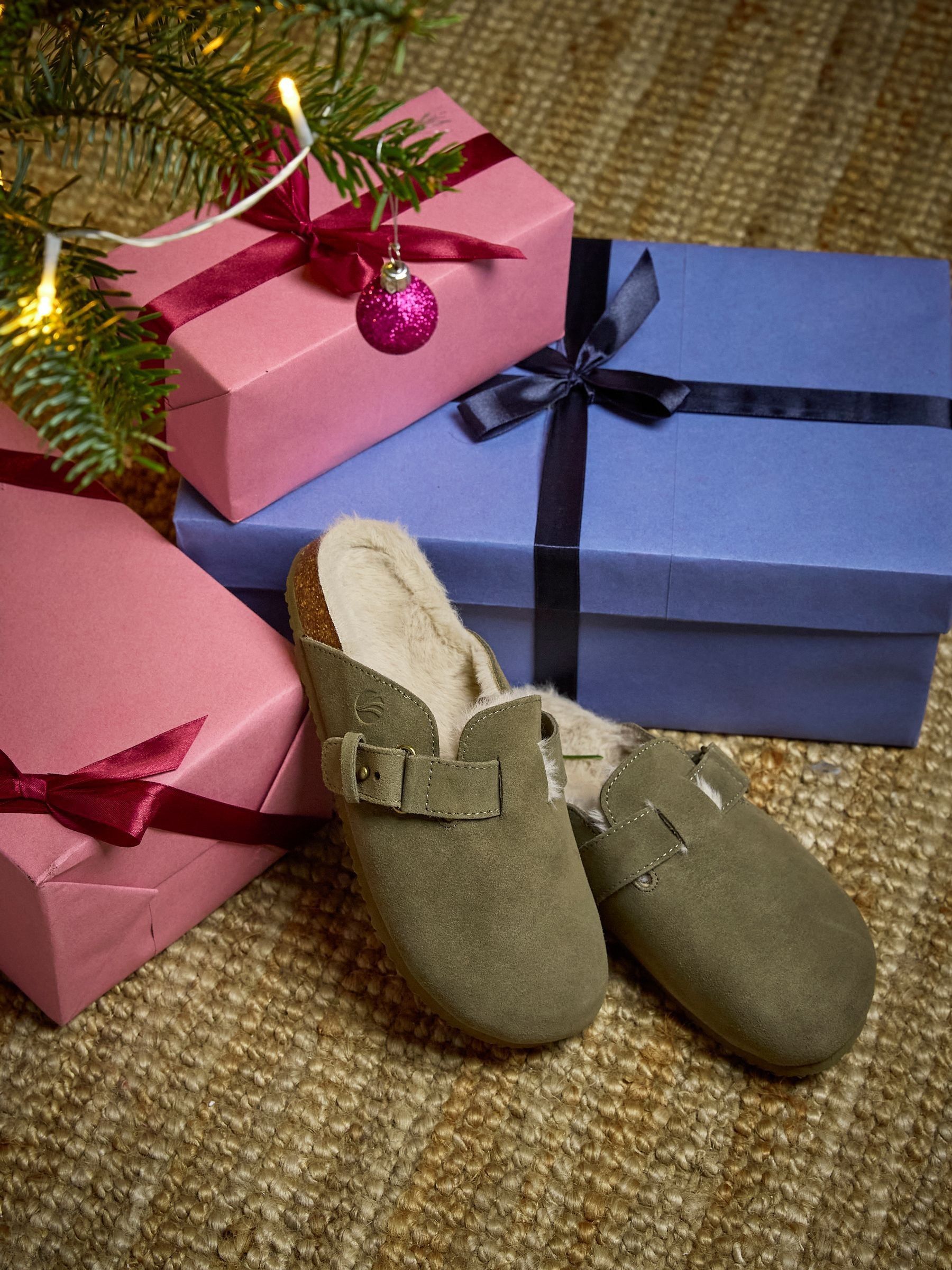 Elsie Khaki Green House Shoes - Image 3 of 3