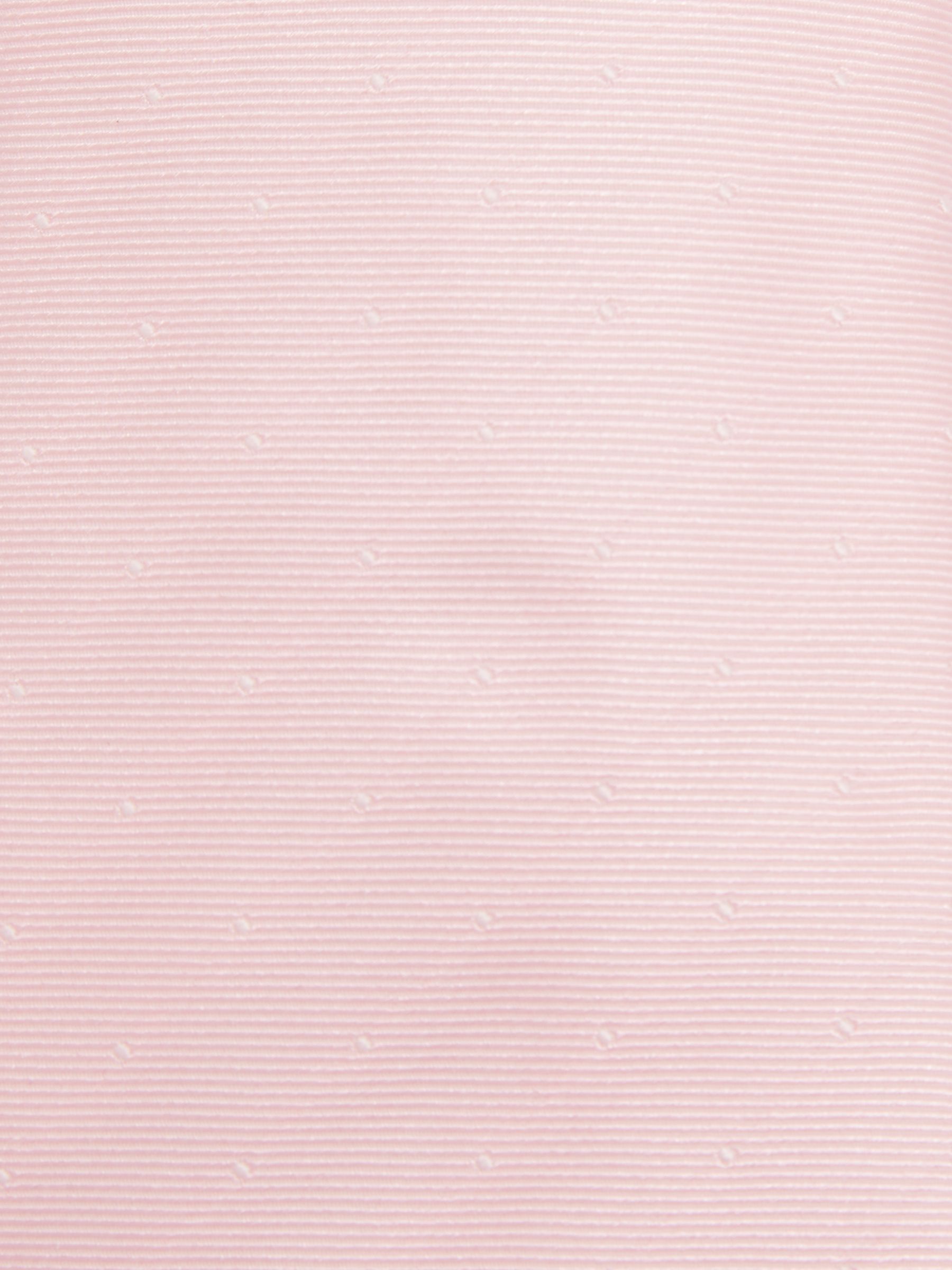 Polka Dot Silk Tie in Light Pink - Image 5 of 5