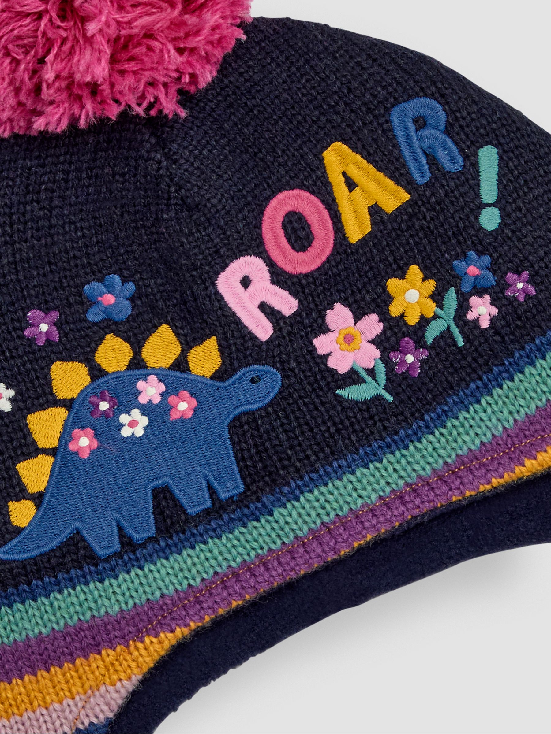 Navy Dinosaur Embroidered Hat - Image 3 of 3