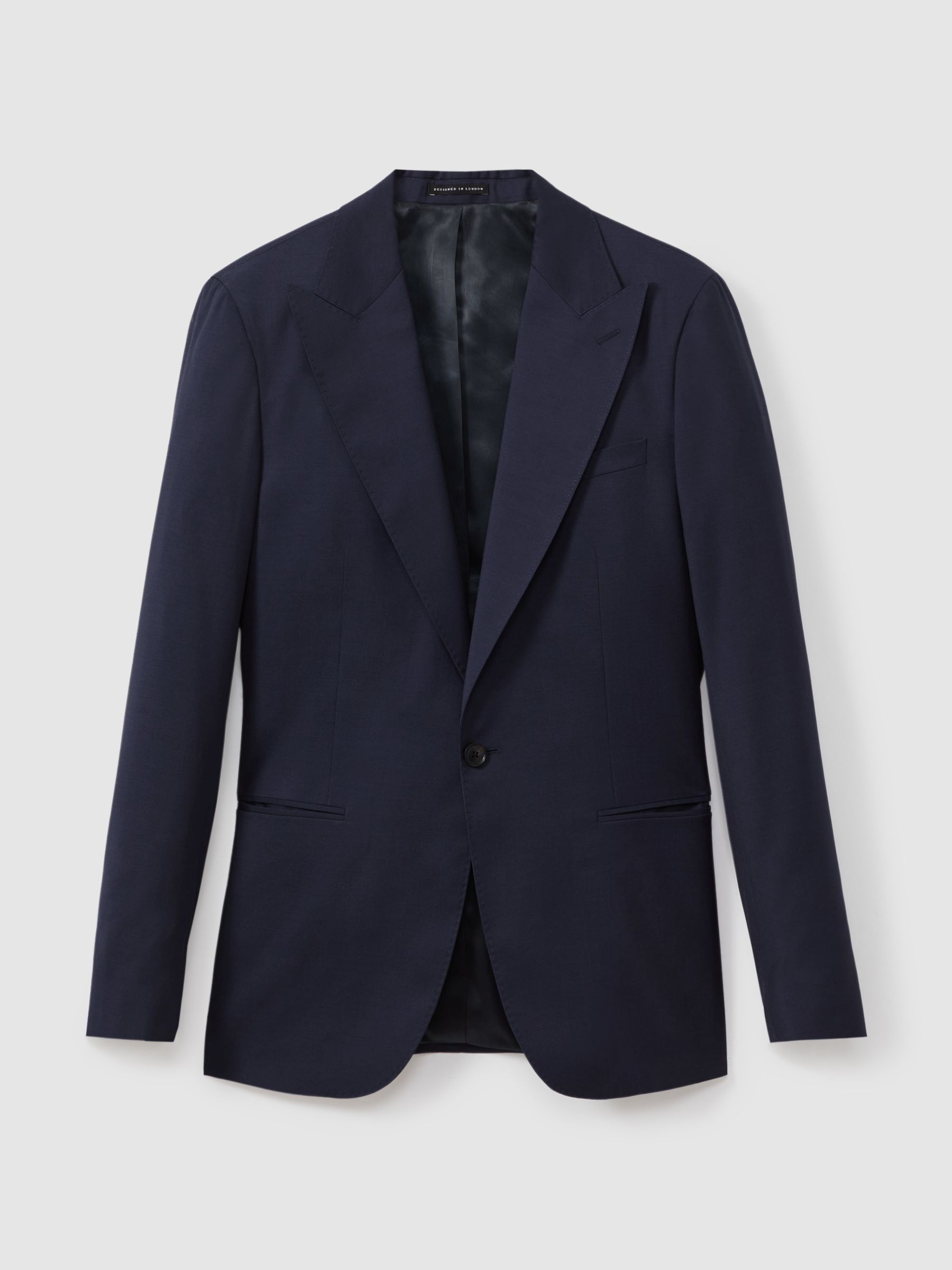 Destiny Bright Blue Wool Single Breasted Blazer - Image 2 of 7