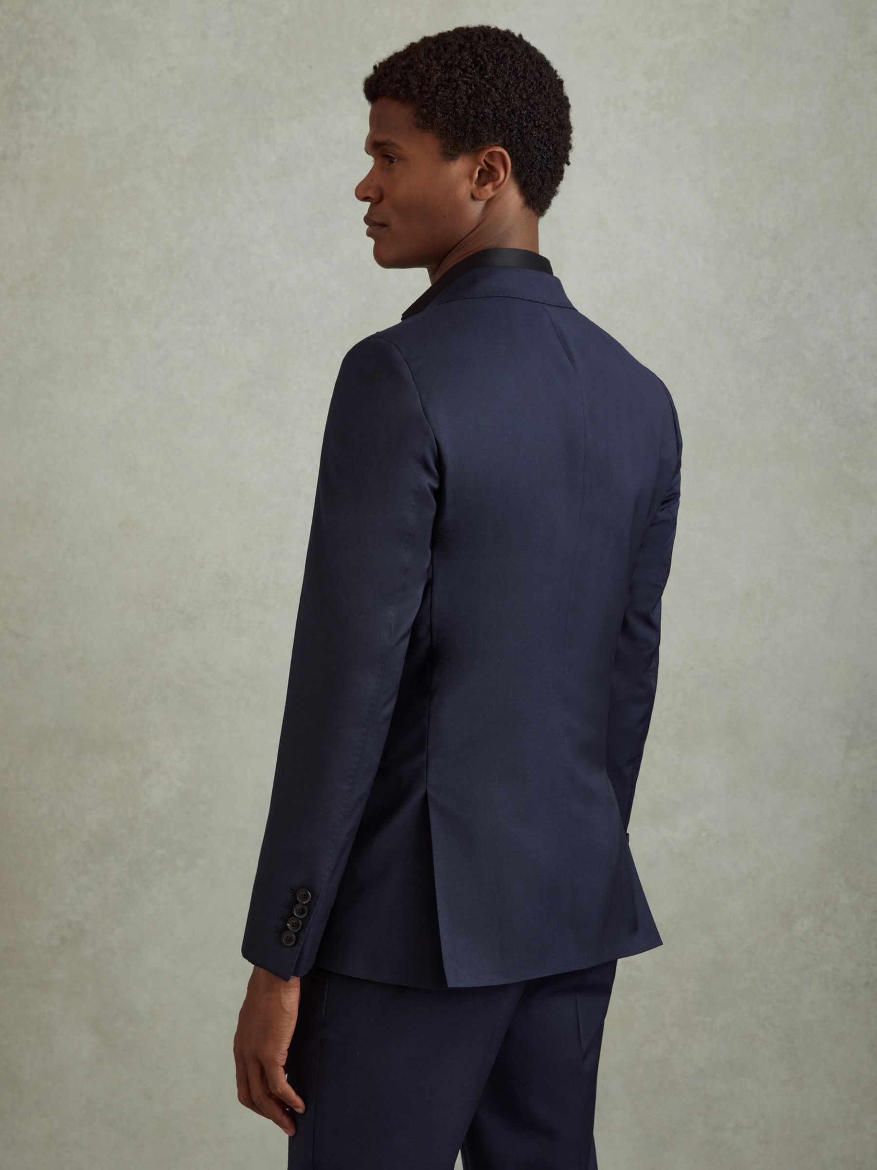 Destiny Bright Blue Wool Single Breasted Blazer - Image 5 of 7