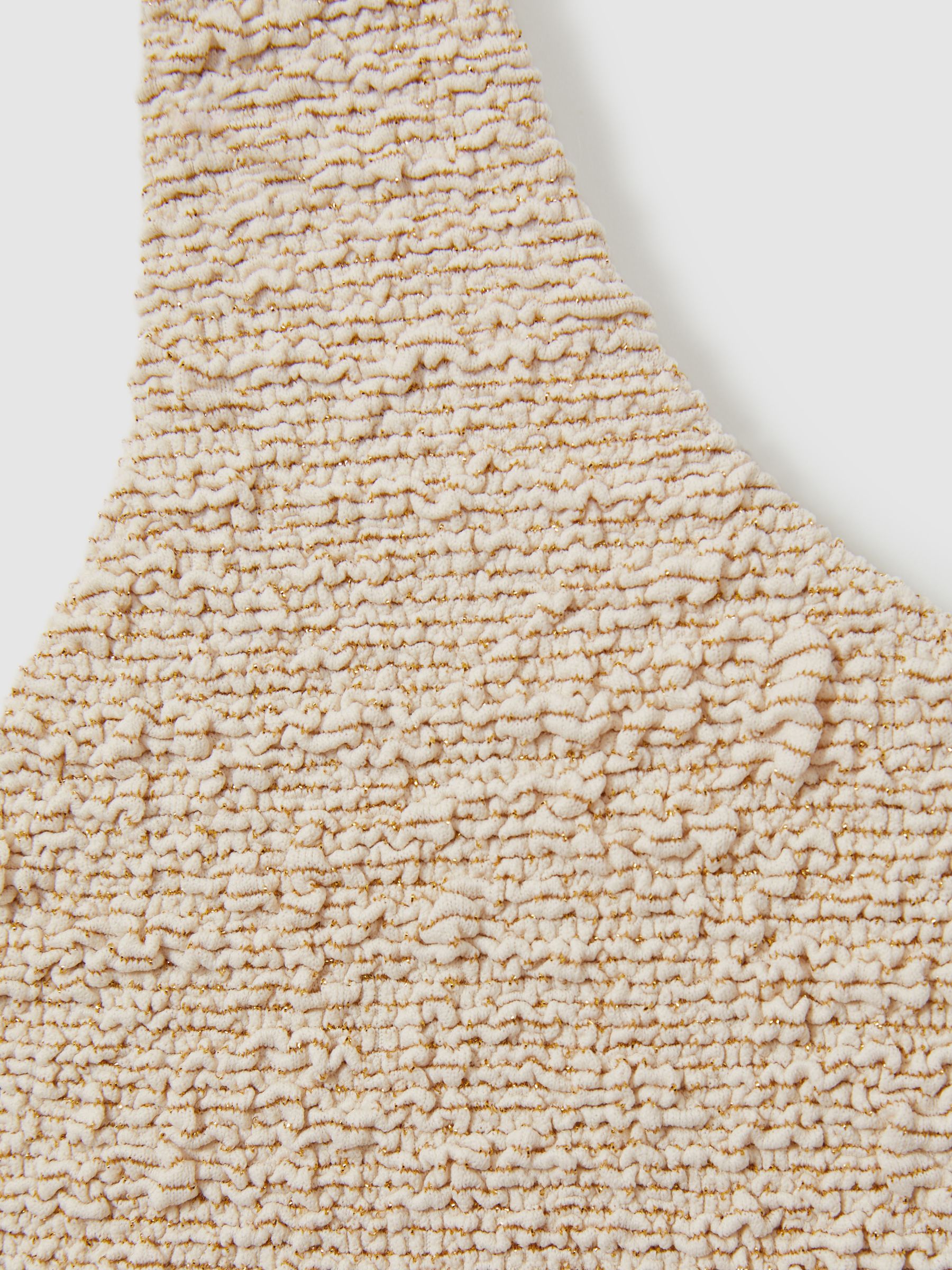 Sands Claudina Natural The Upside Textured Metallic Swimsuit - Image 2 of 2