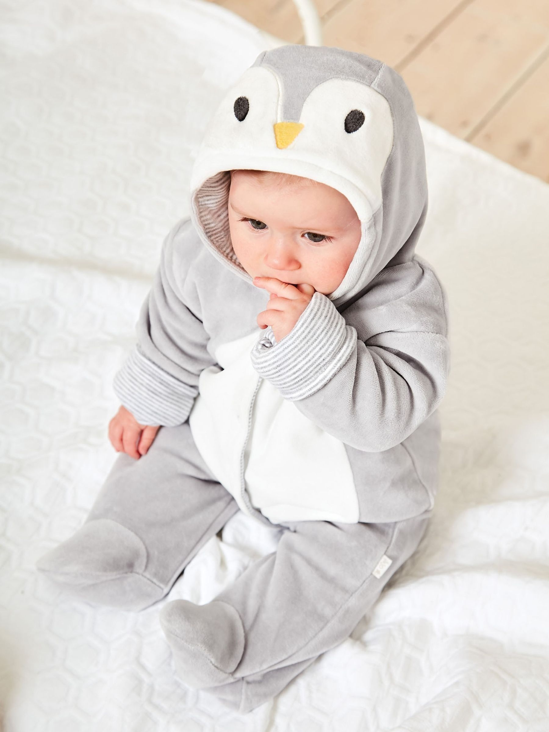Grey Penguin Pramsuit - Image 2 of 3