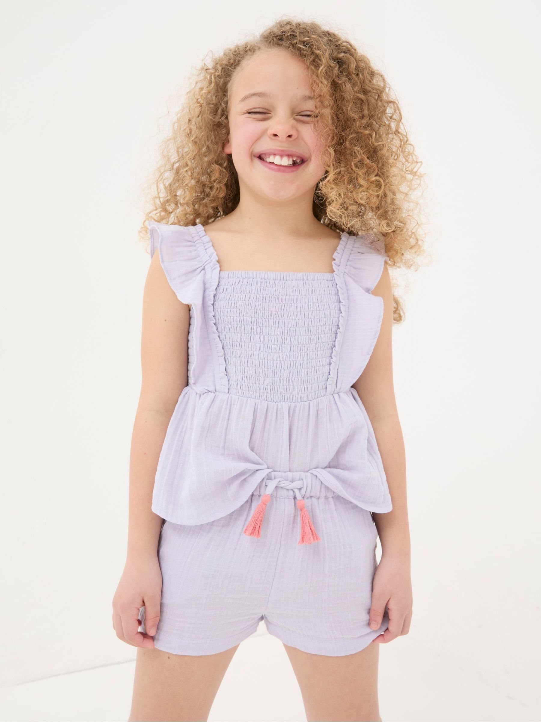 Sienna Purple Cami And Shorts Set - Image 3 of 7