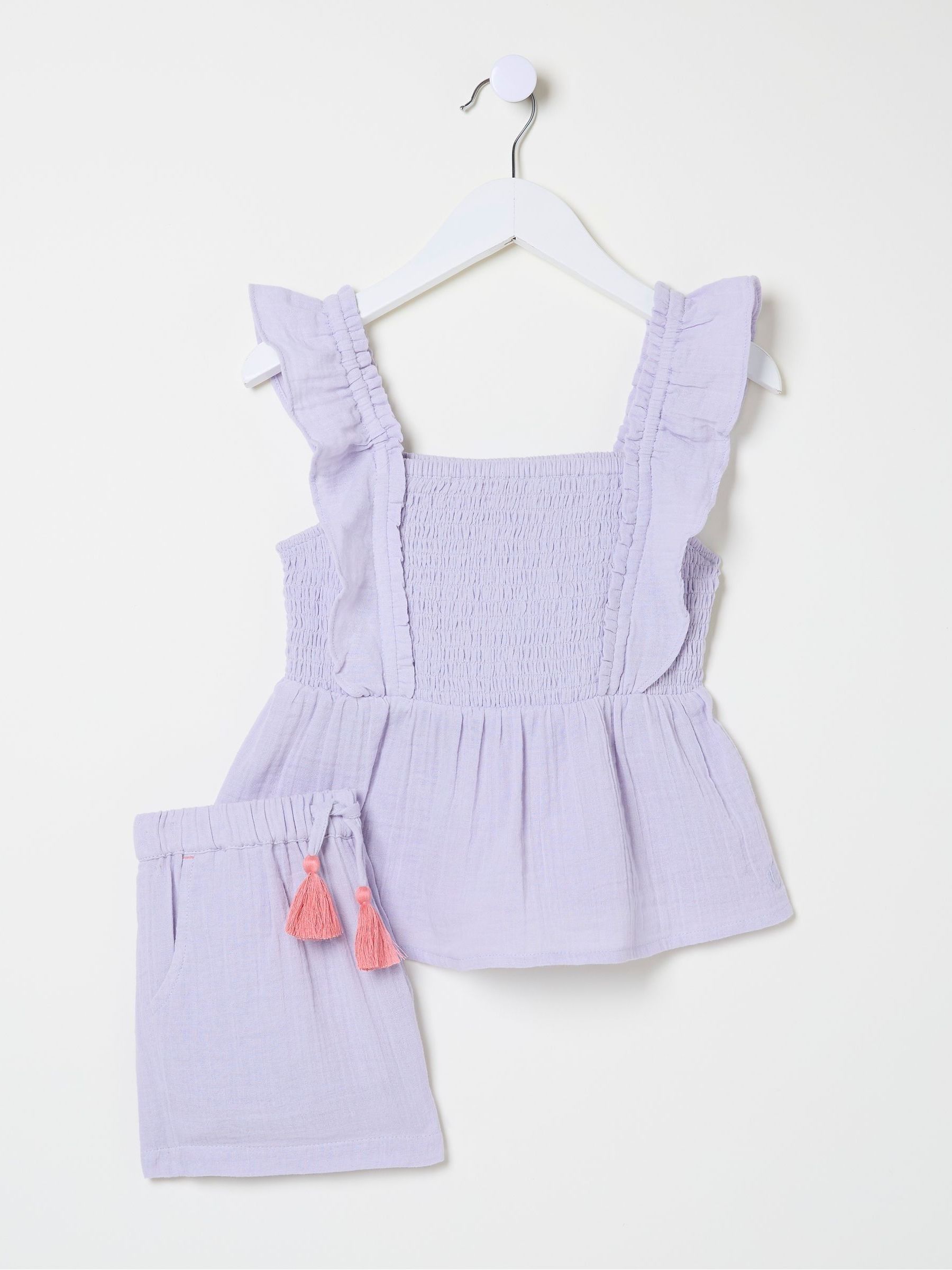 Sienna Purple Cami And Shorts Set - Image 7 of 7