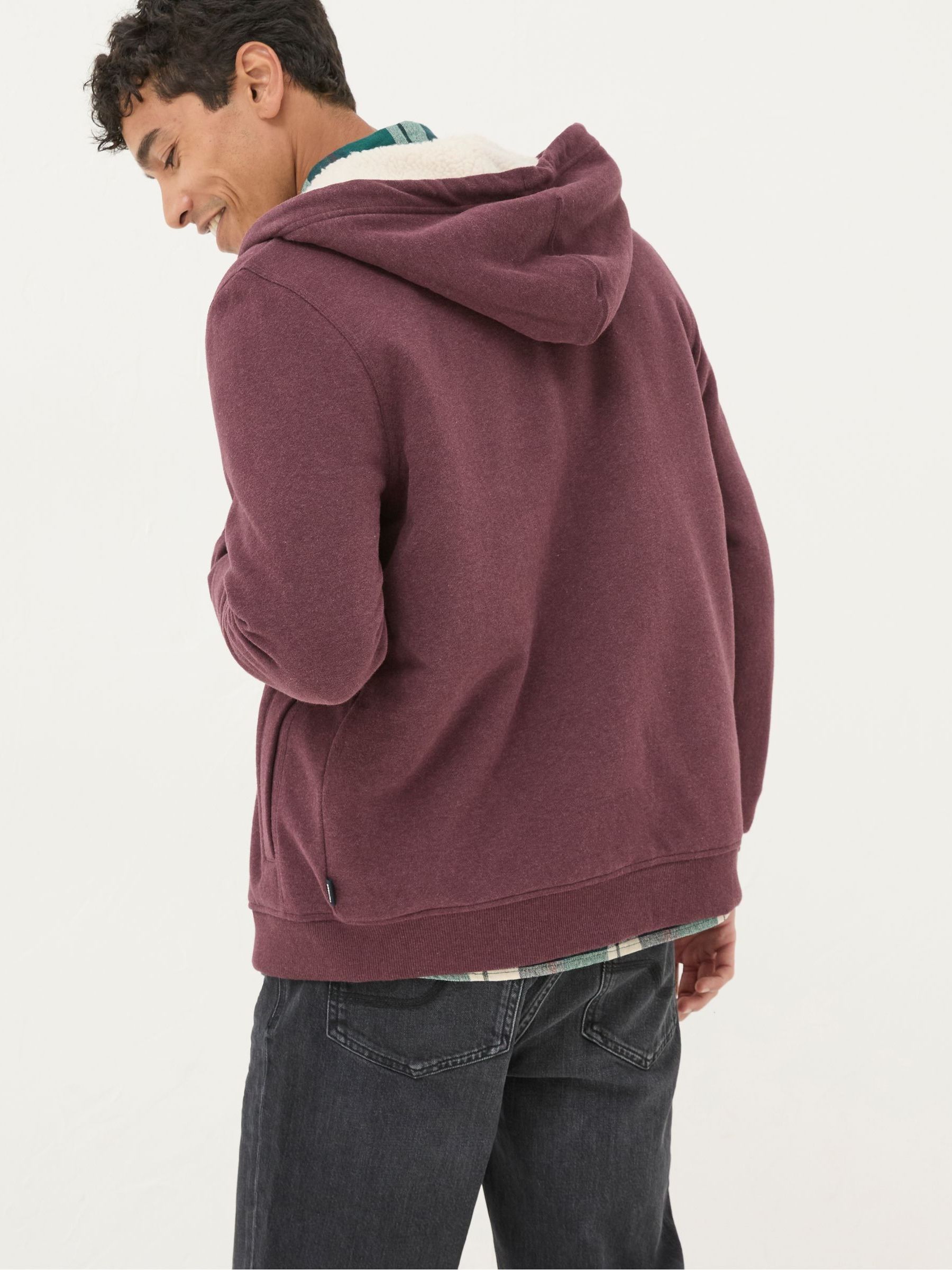 Brooke Purple Marl Hoodies - Image 2 of 5