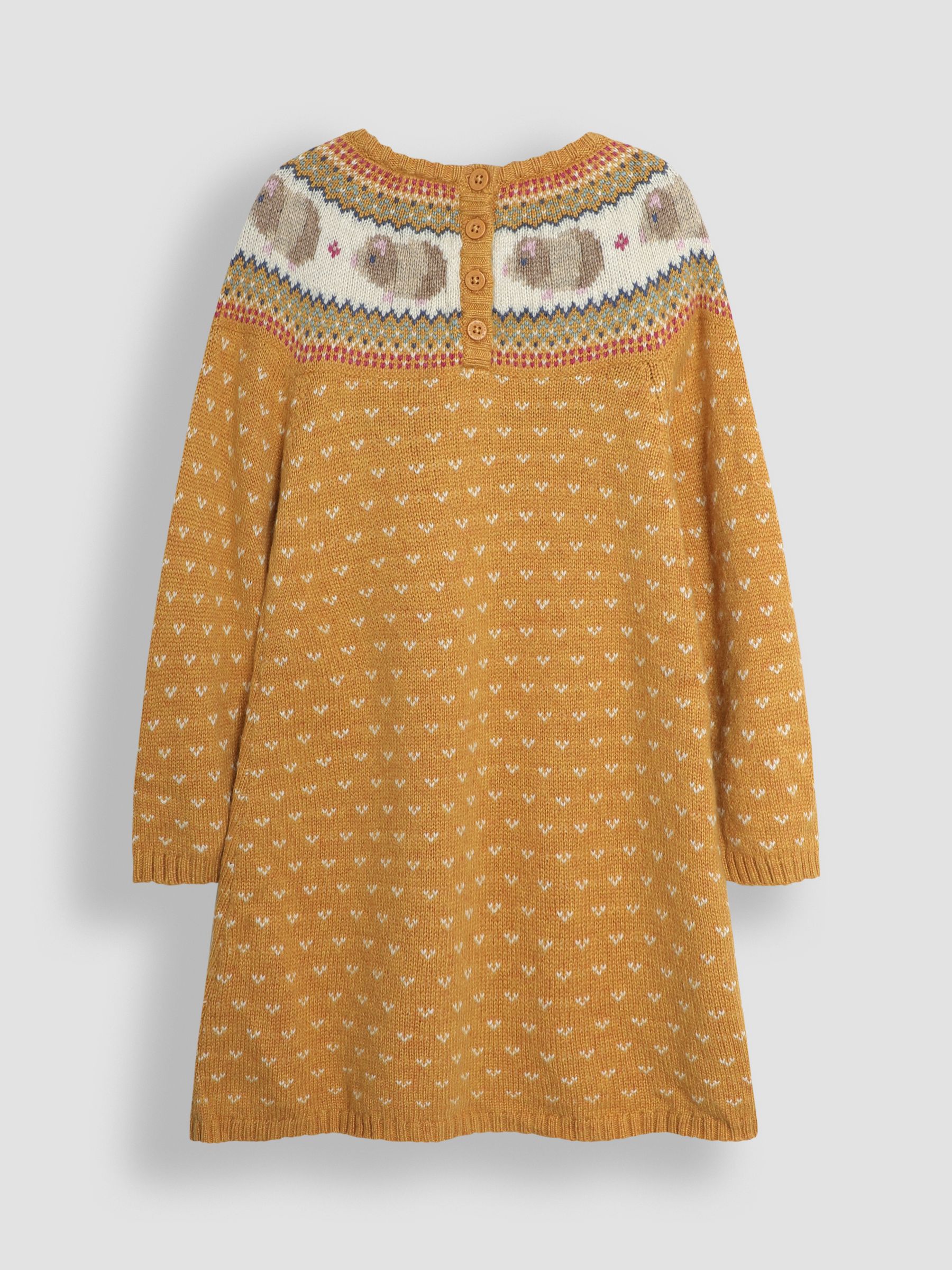 Mustard Yellow Guinea Pig Knitted Dress - Image 2 of 3