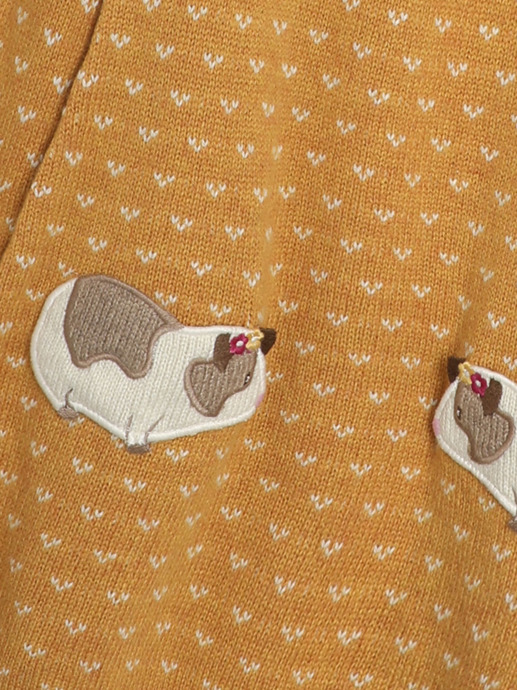 Mustard Yellow Guinea Pig Knitted Dress - Image 3 of 3