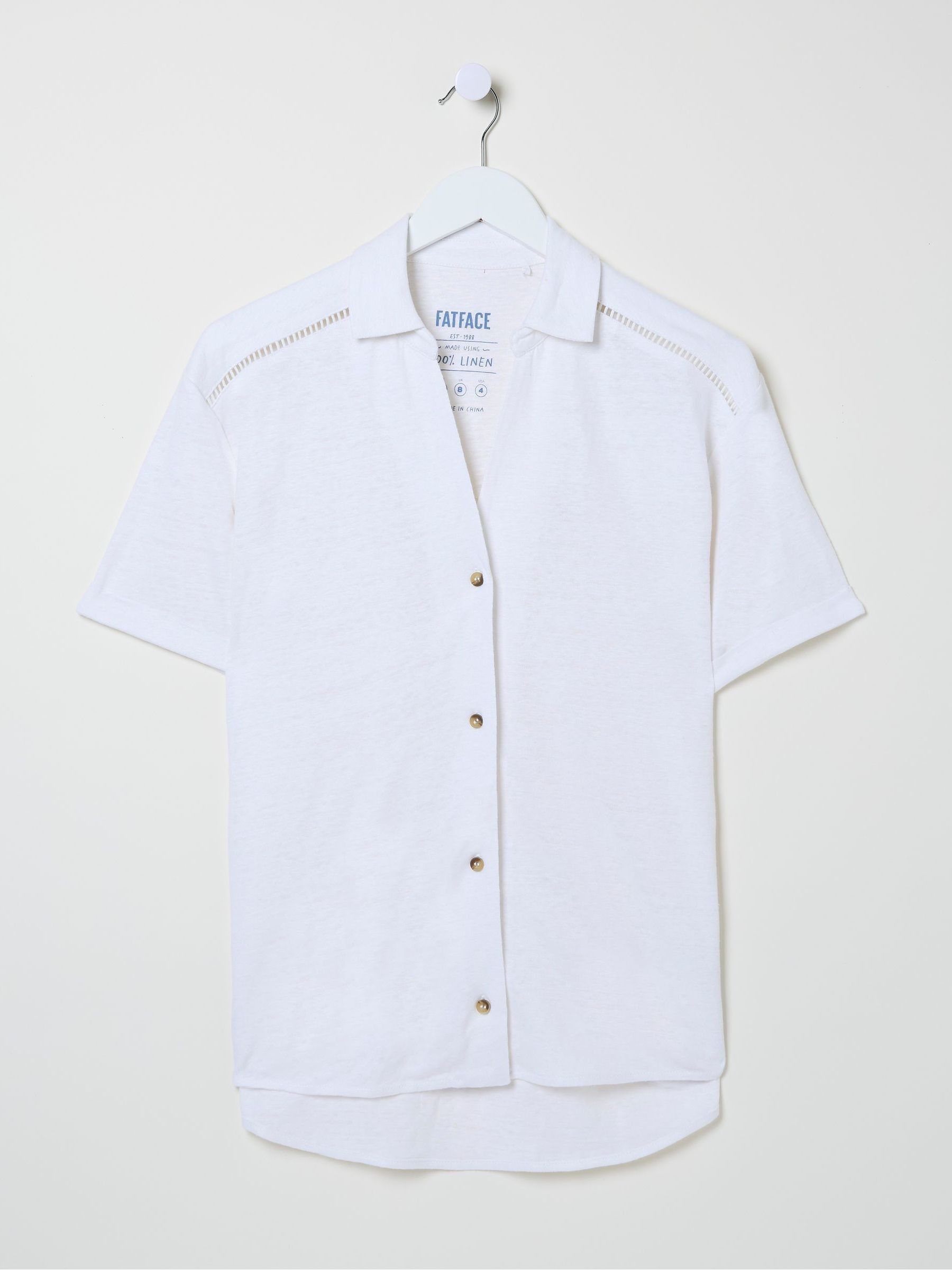 White Linen Shirt - Image 5 of 5