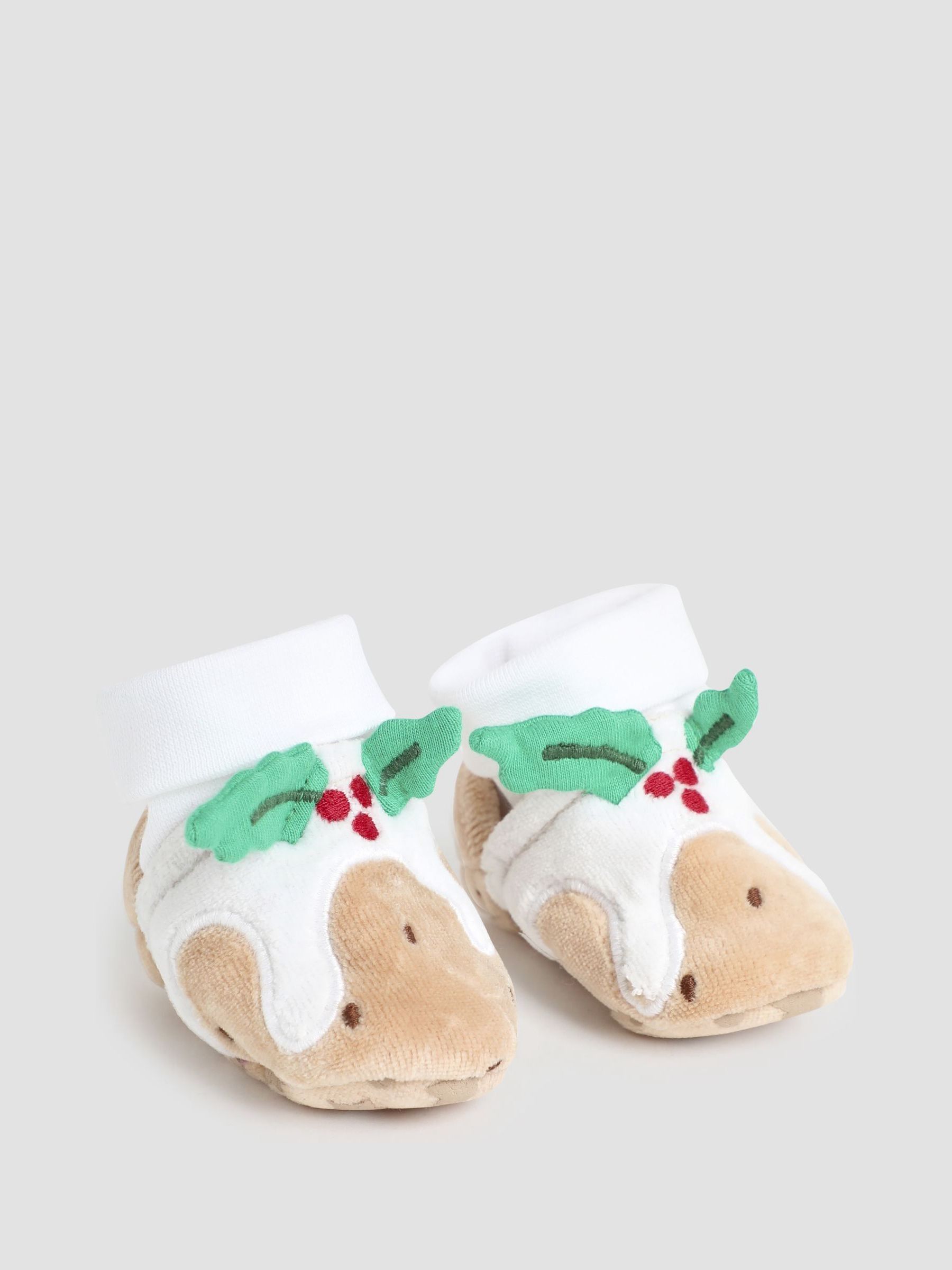 Natural Pudding 3-Pack Socks - Image 1 of 4