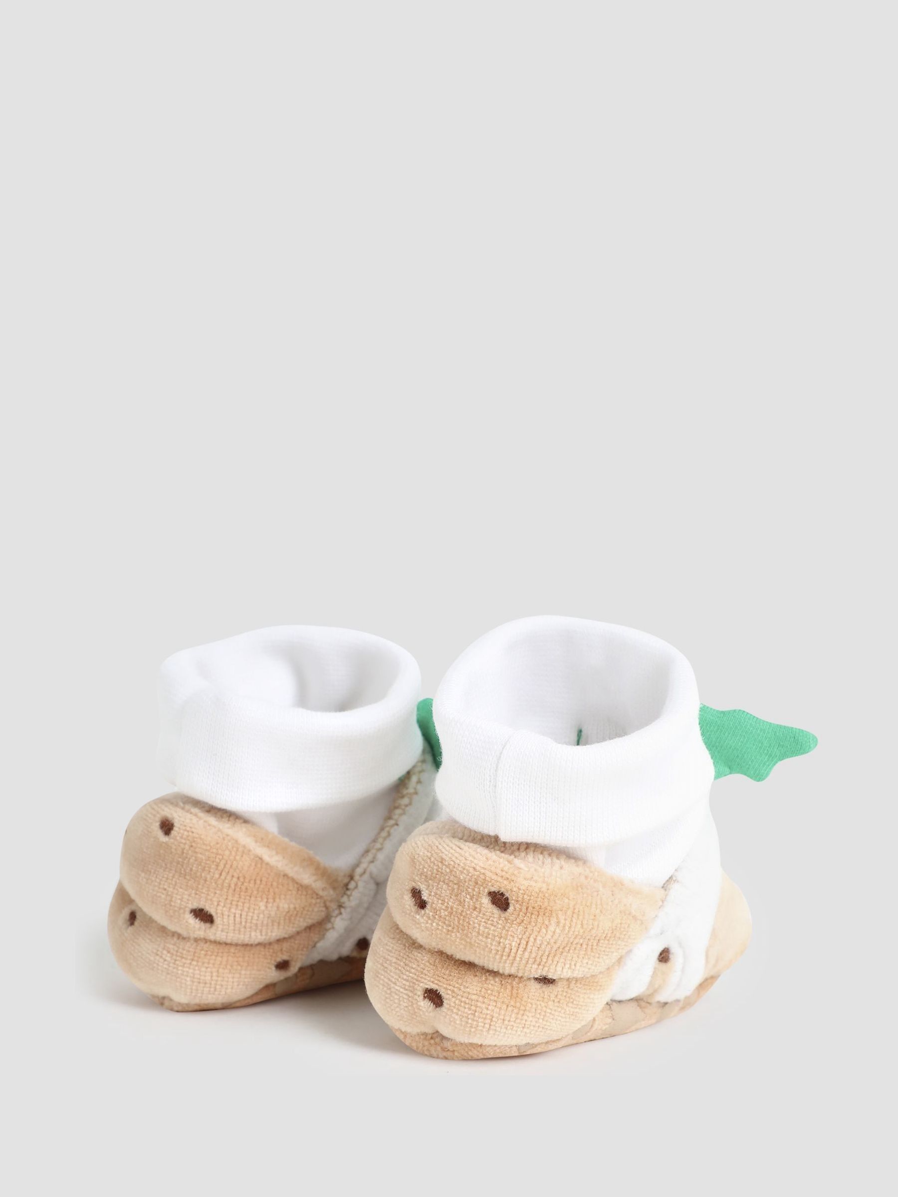 Natural Pudding 3-Pack Socks - Image 2 of 4