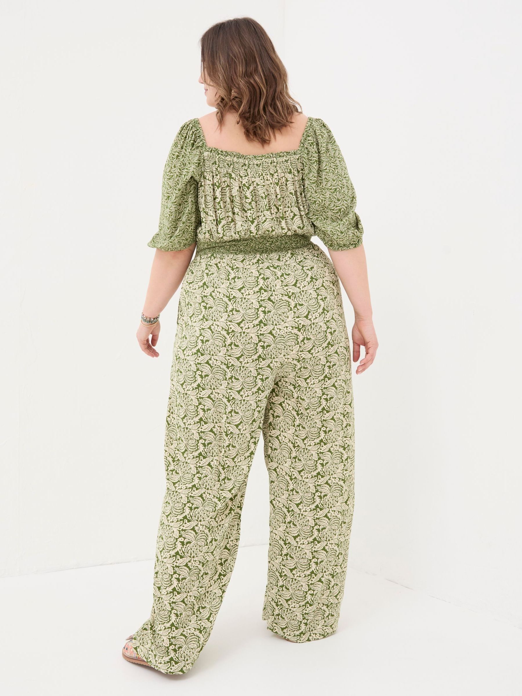 Eva Green Damask Floral Jumpsuit - Image 4 of 6