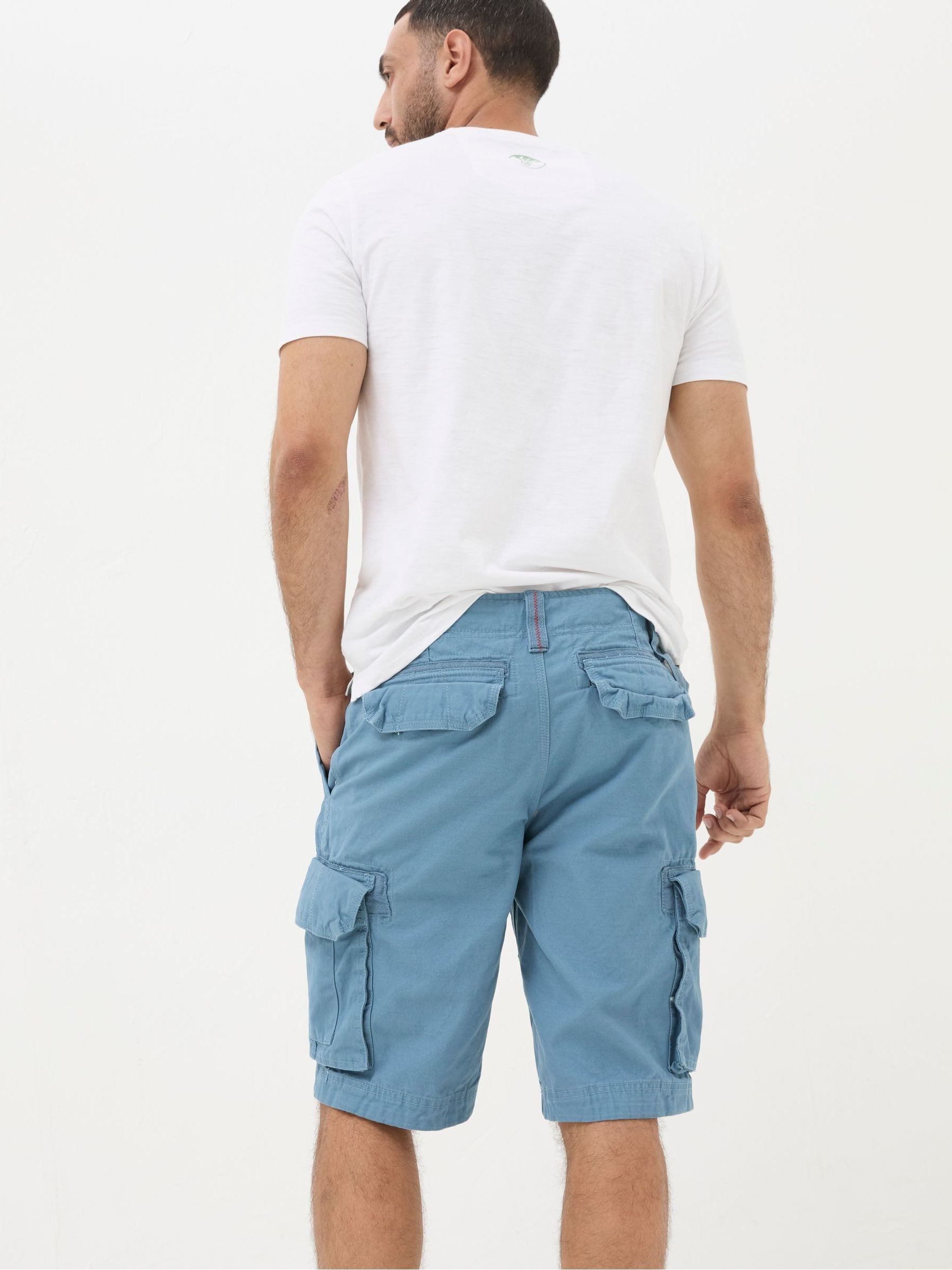 Breakyard Blue Cargo Shorts - Image 2 of 5