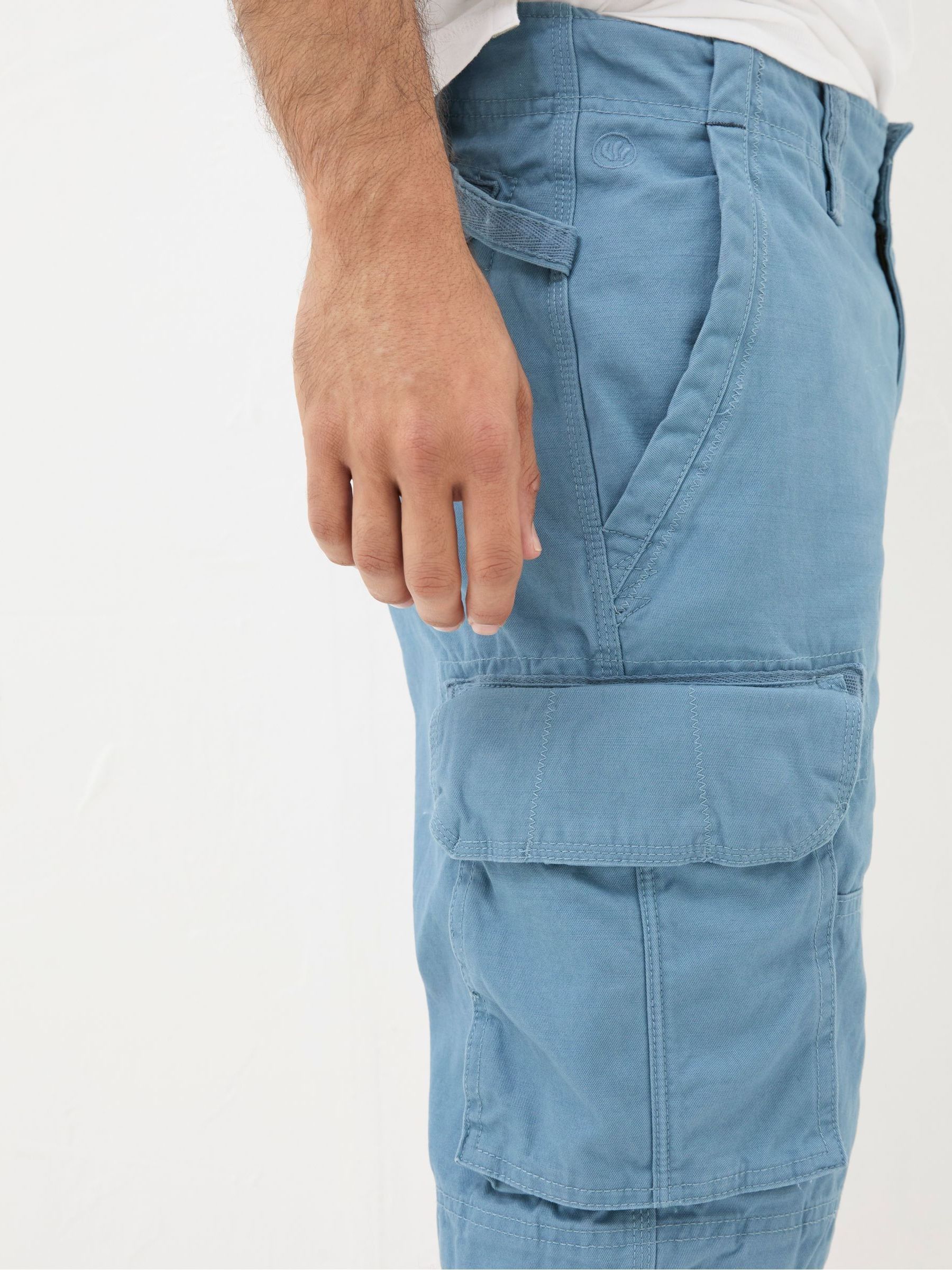 Breakyard Blue Cargo Shorts - Image 4 of 5