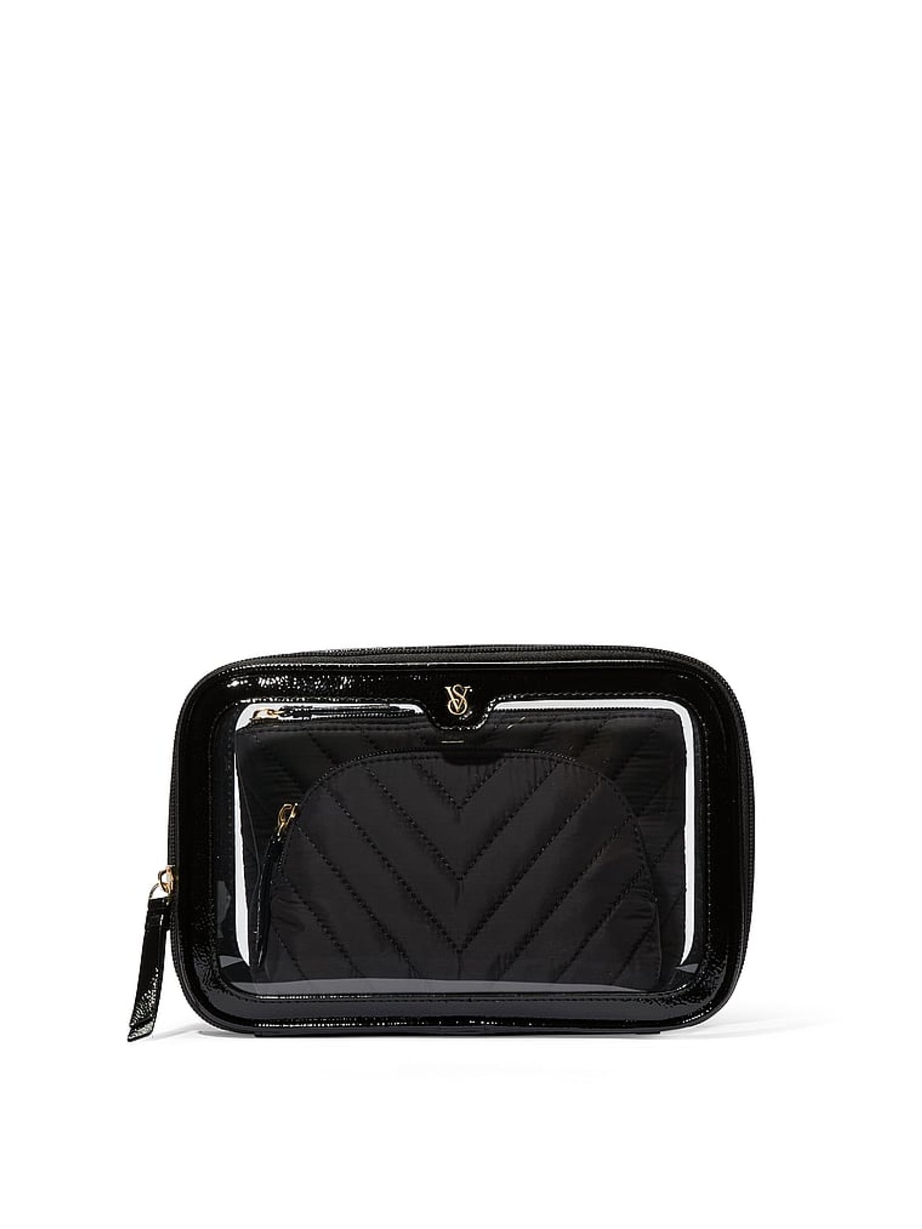 Black Travel Trio Makeup Bag - Image 2 of 3